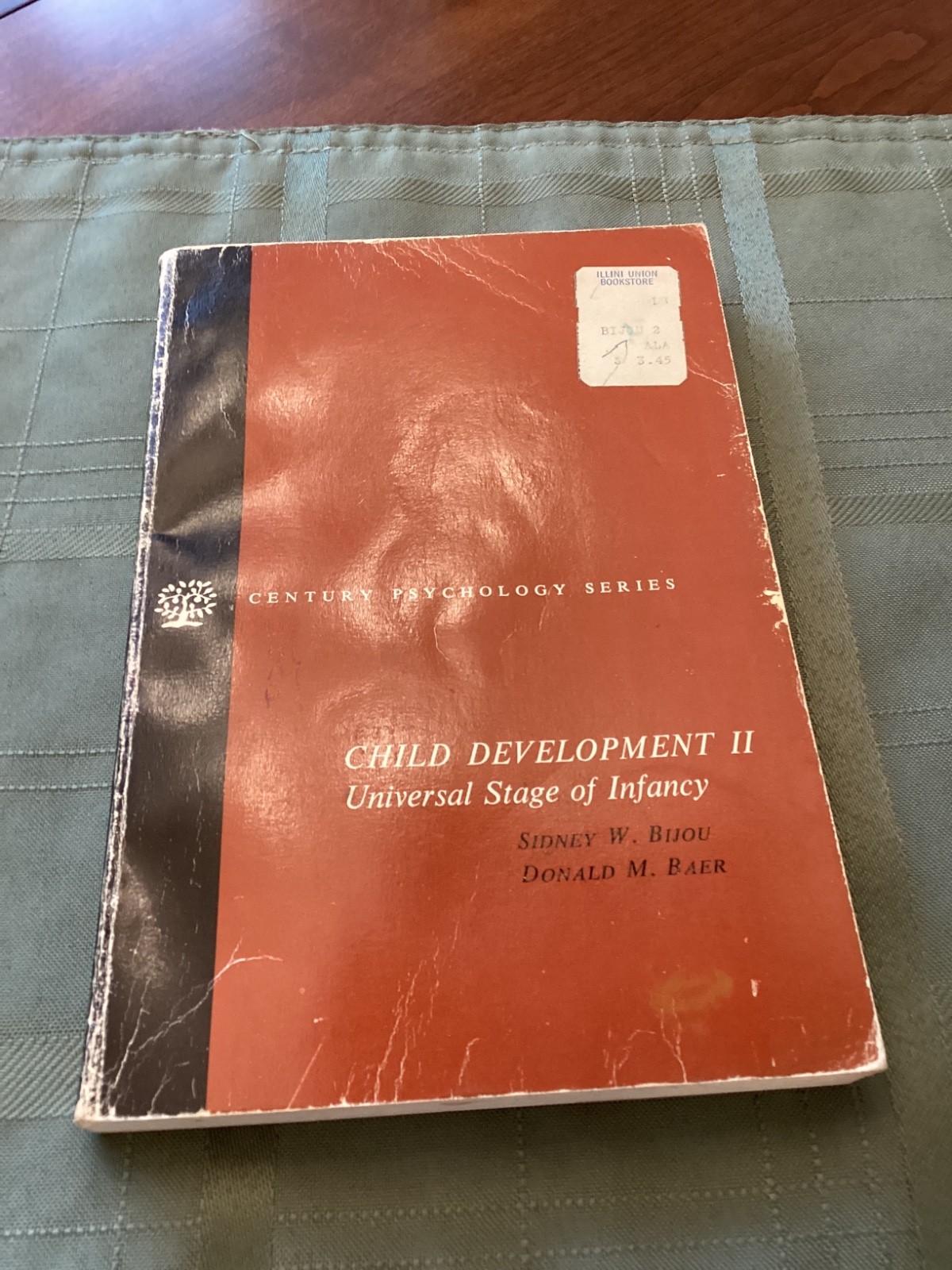 CHILD DEVELOPMENT I and II By Sidney W. Bijou Donald M. Baer Vintage HTF 2 Books