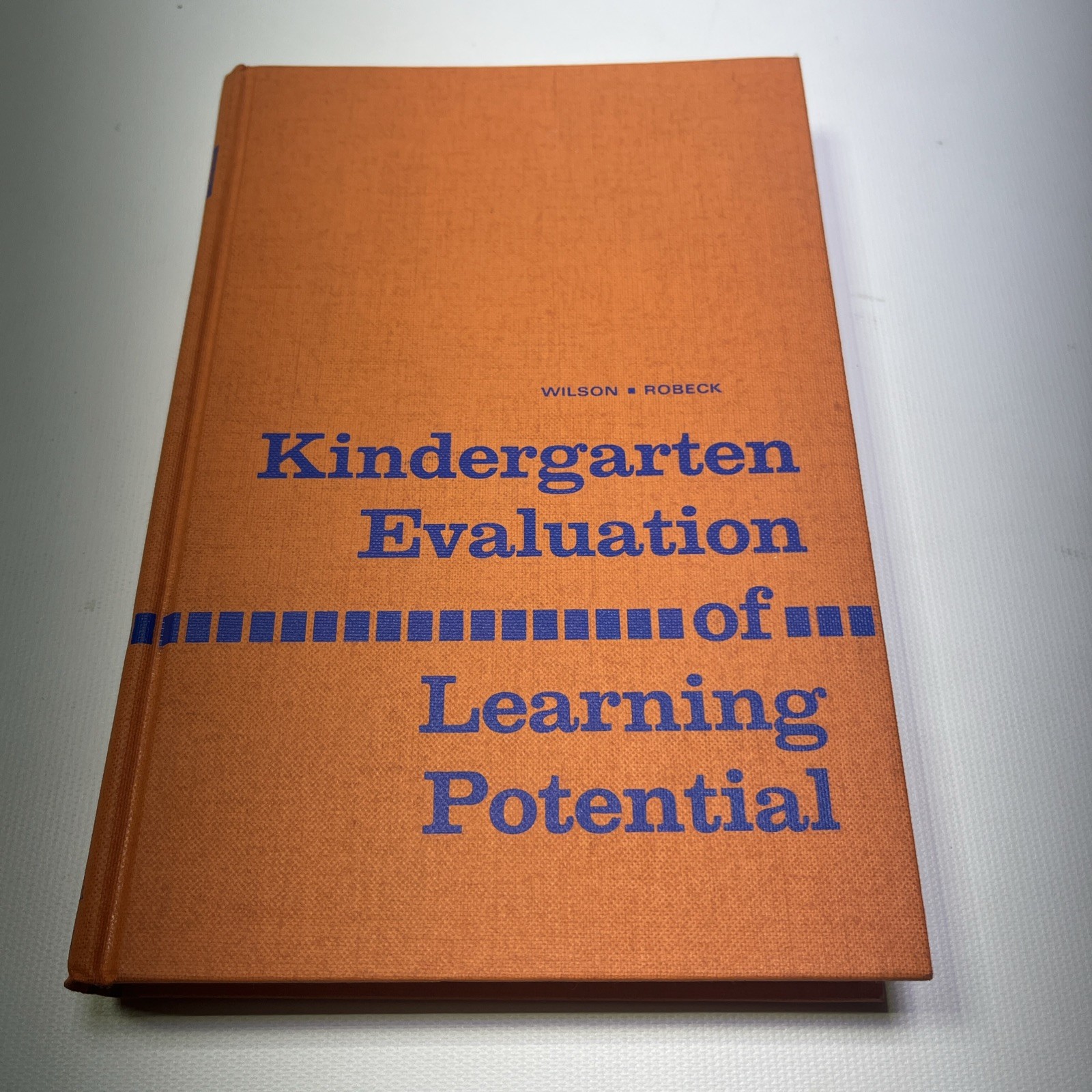 KINDERGARTEN EVALUATION OF LEARNING POTENTIAL KELP 1965 Wilson Robeck McGraw Hil