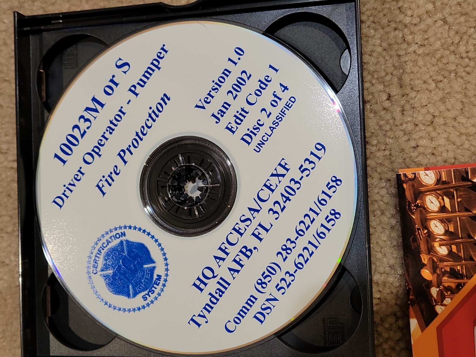 DRIVER / OPERATOR PUMPER 4 DISC SET VERSION 1.0 JAN 2002