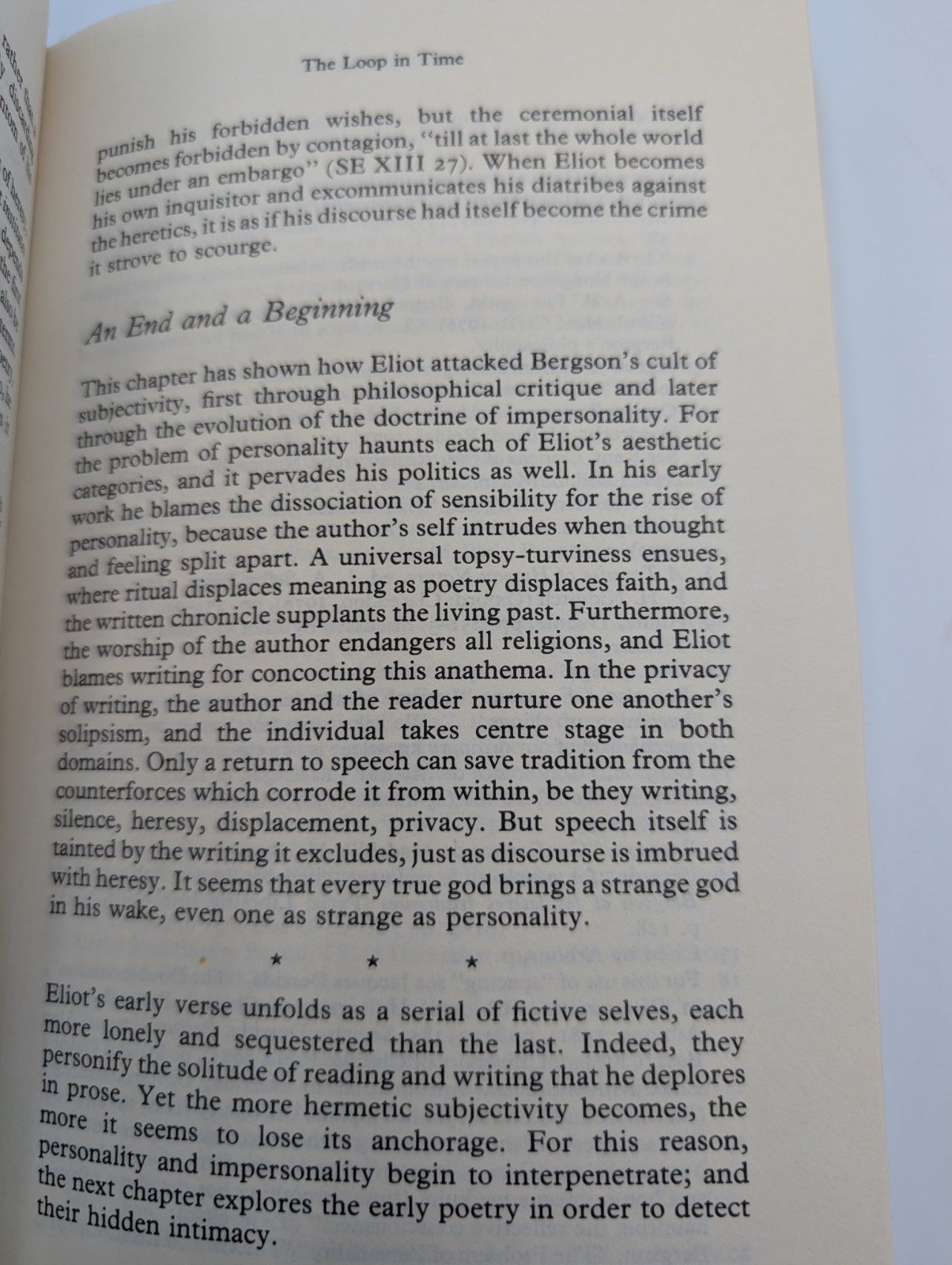 The Poetics of Impersonality: TS Eliot-Ezra Pound by Maud Ellmann 1987 1st Ed