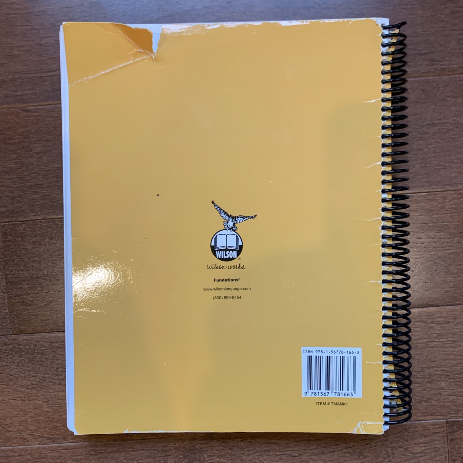 Fundations Teacher’s Manual K-1, by Barbara A. Wilson 2006 spiral bound