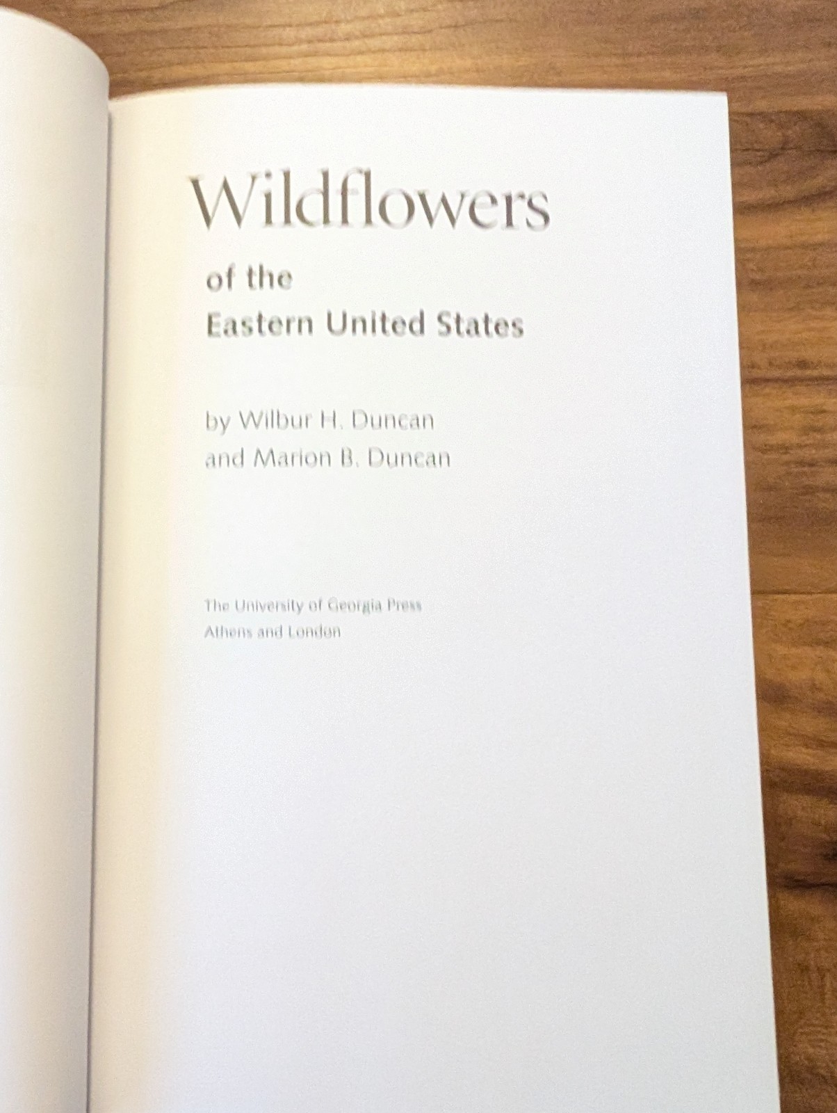 Wildflowers of the Eastern United States by Wilbur H Duncan Hardcover
