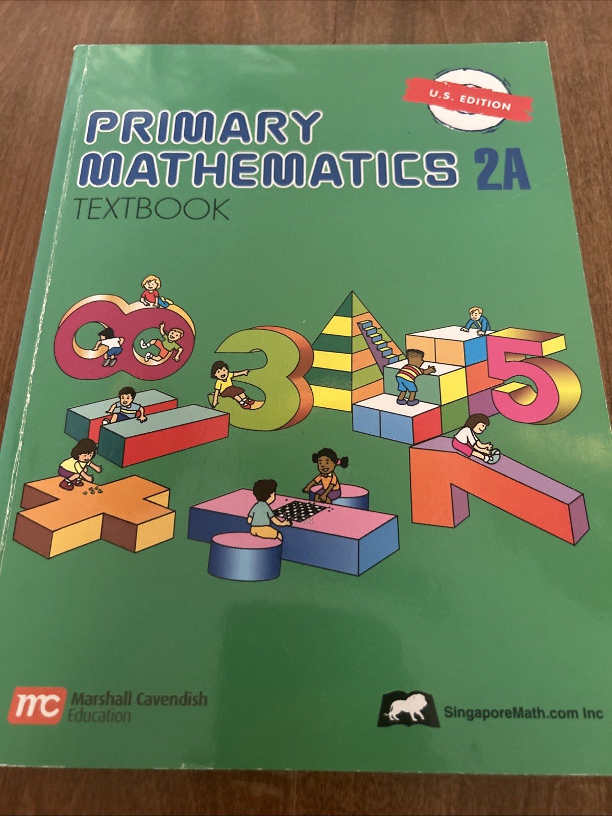 Singapore Math Primary Mathematics 2A Set Text + Daily Lesson Plans W/ Answer