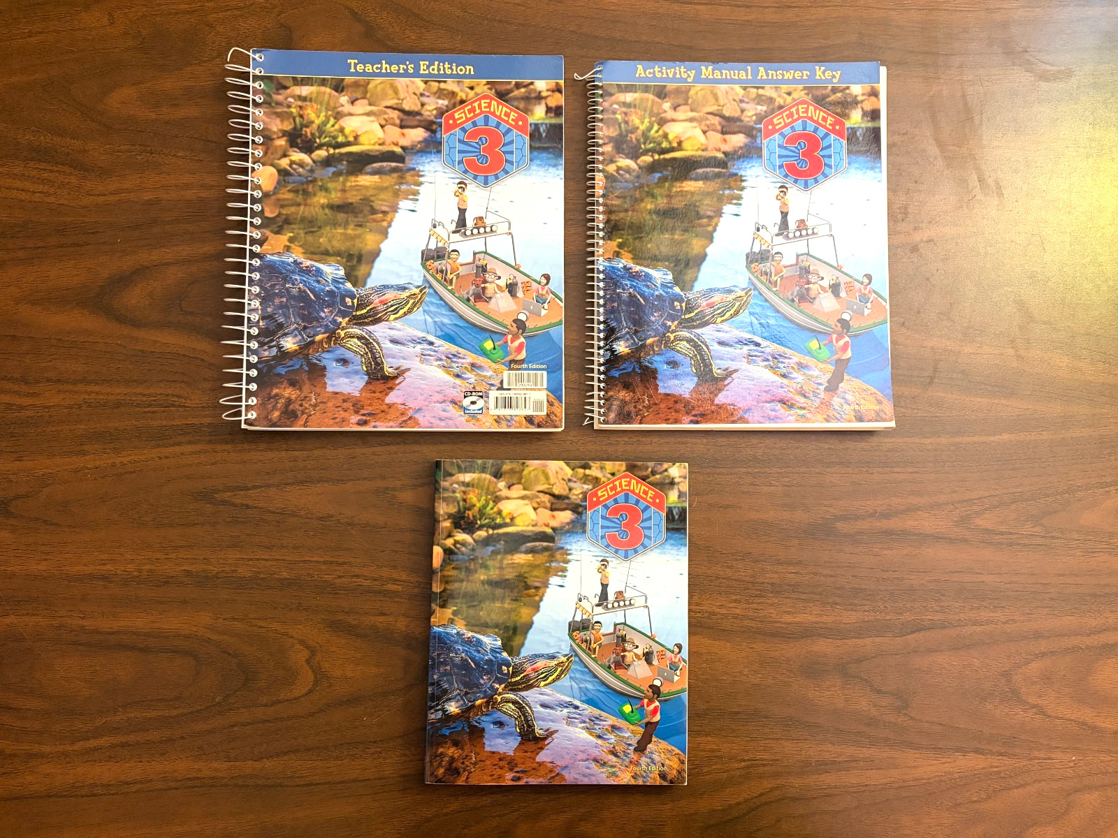 BJU Press Science Third Grade Teacher & Student Book with answer key 4th Edition