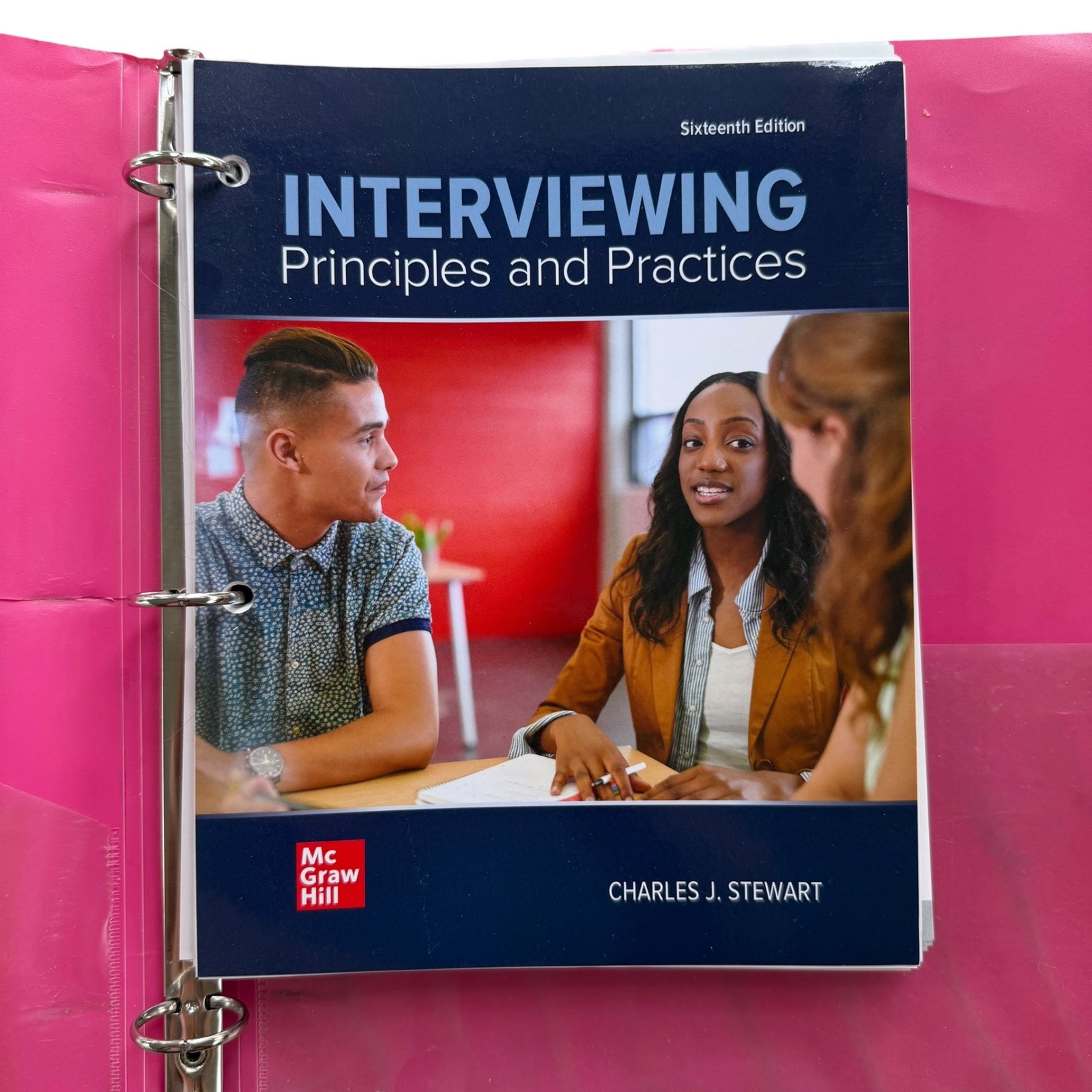 Interviewing Principles & Practices 16th Ed Stewart Loose Leaf Binder & Connect