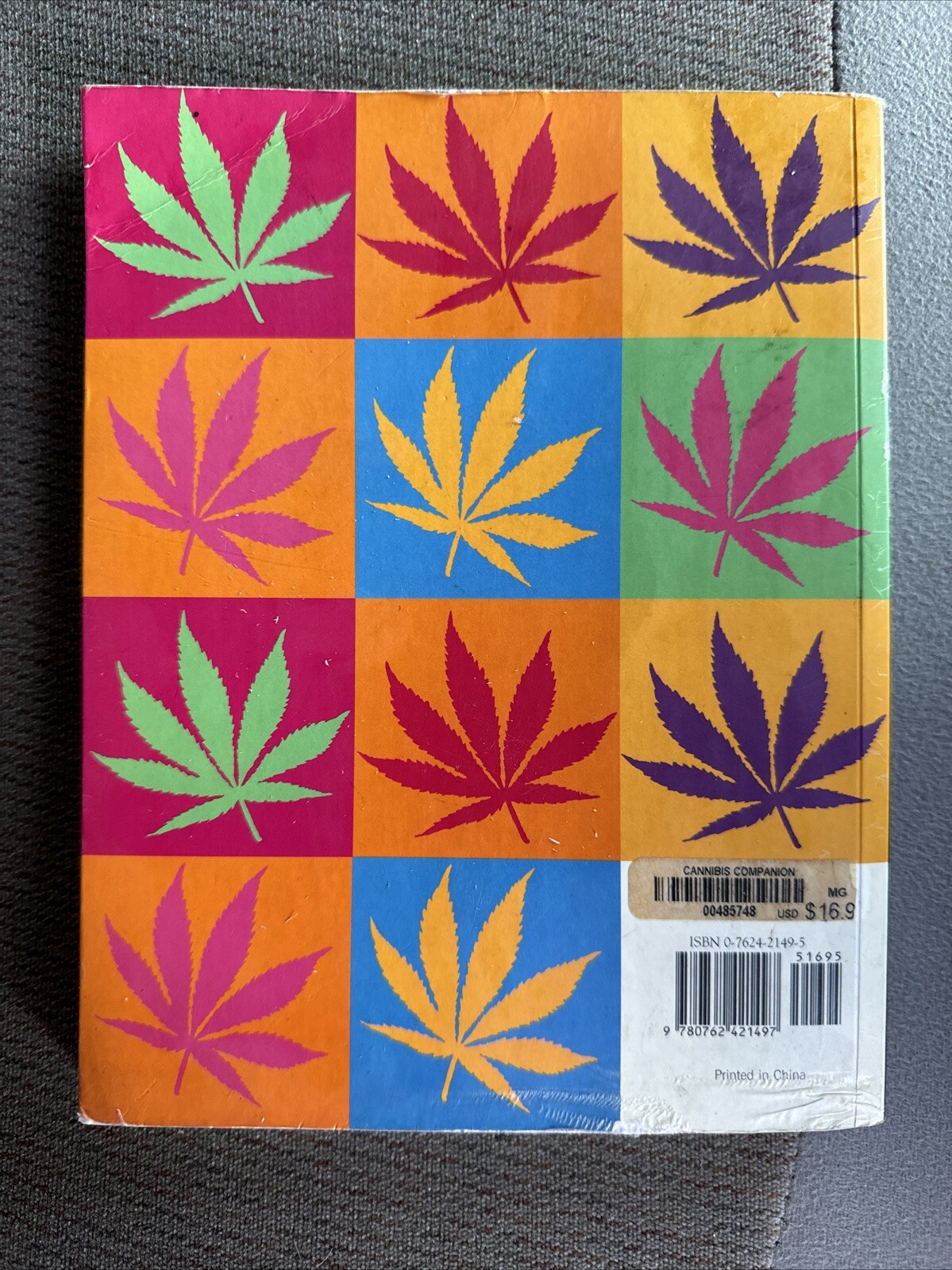 Cannabis Companion Steve Wishnia 2004 Running Press Marijuana Guide Pot Ganja