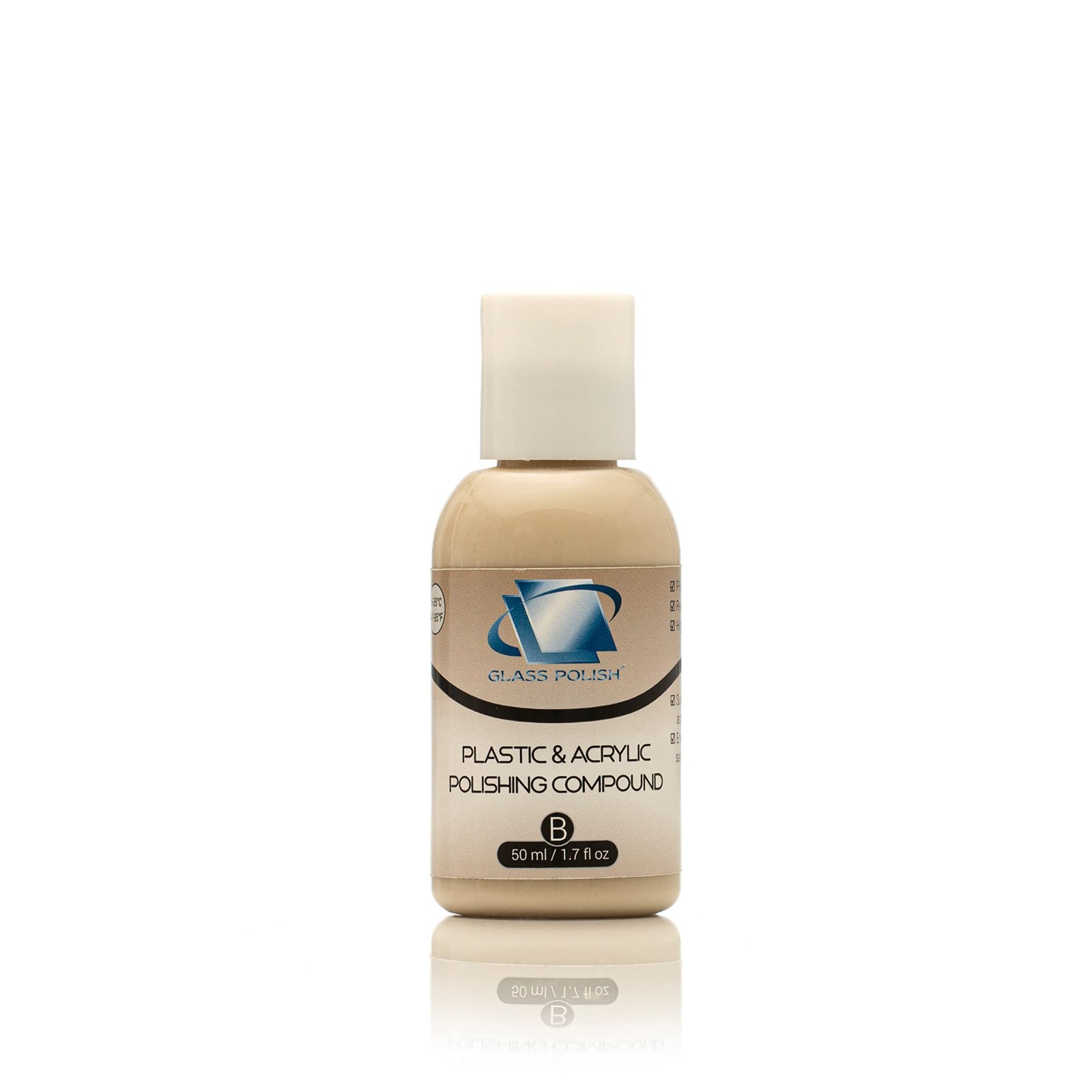 1.7oz (50ml) Plastic & Acrylic Polishing Compound for Professional High-Gloss…