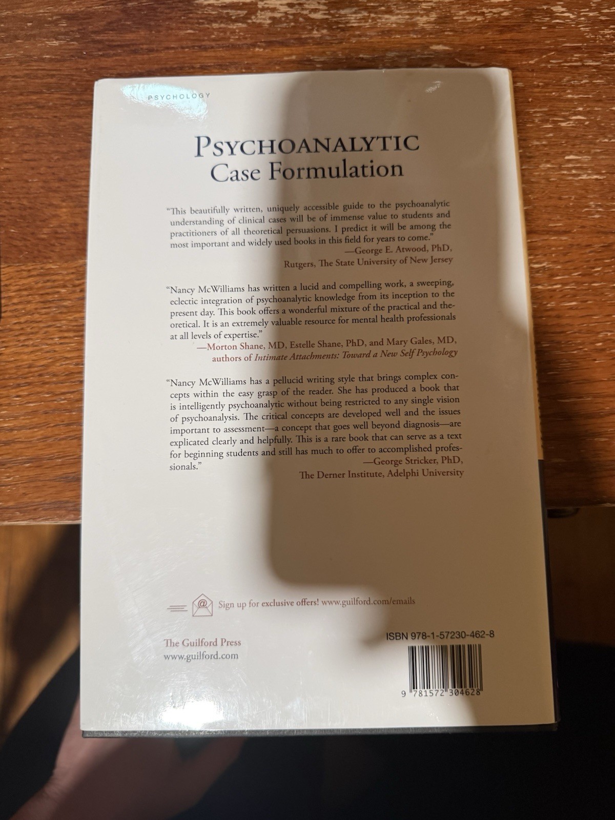 Psychodynamic Case Formulation