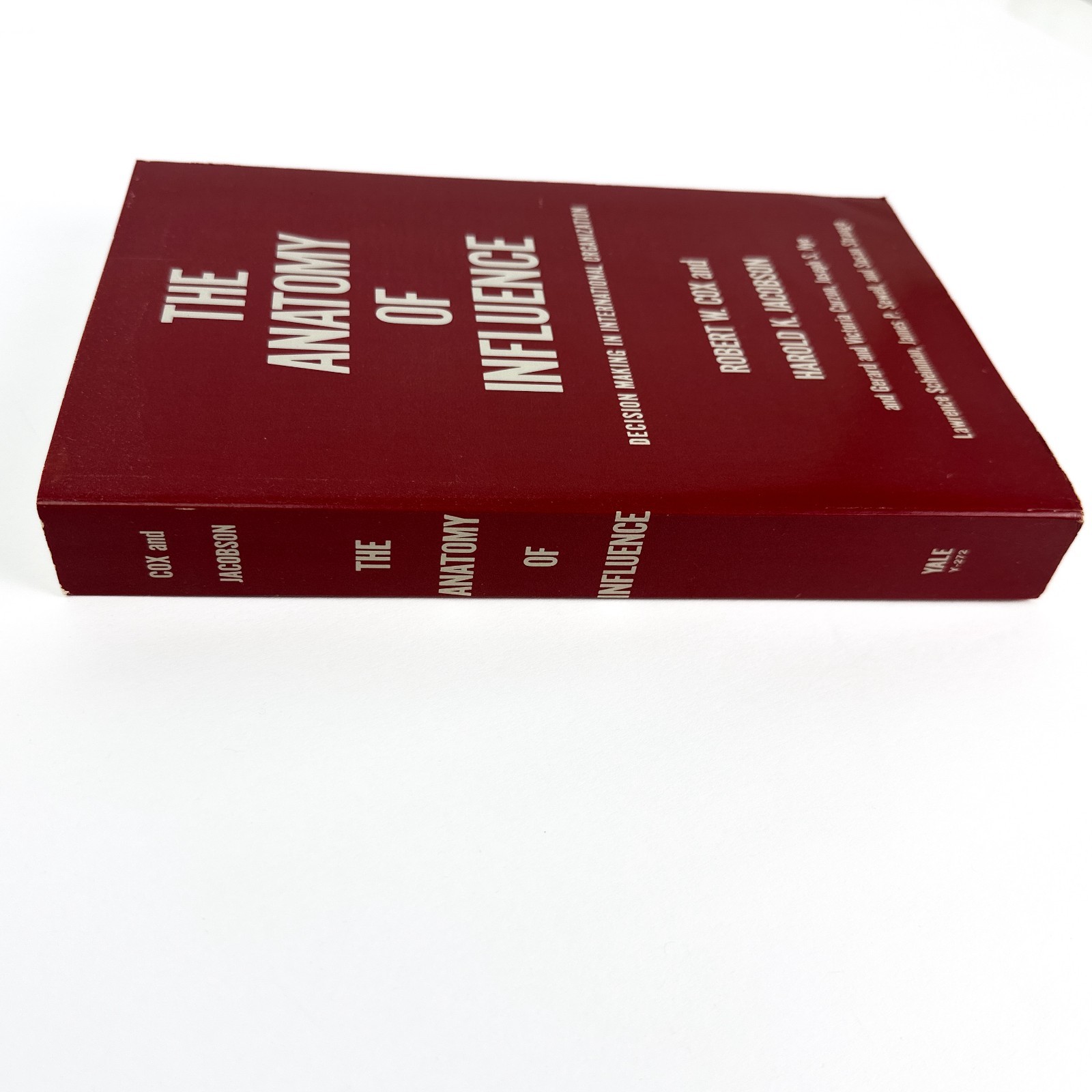 The Anatomy of Influence Robert W Cox Harold K Jacobson Yale Univ Press 1974 PB