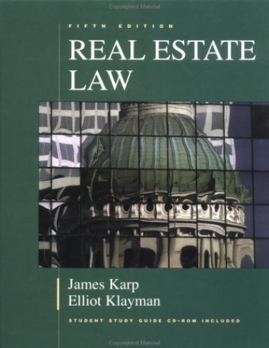 Real Estate Law (Real Estate L – VERY GOOD