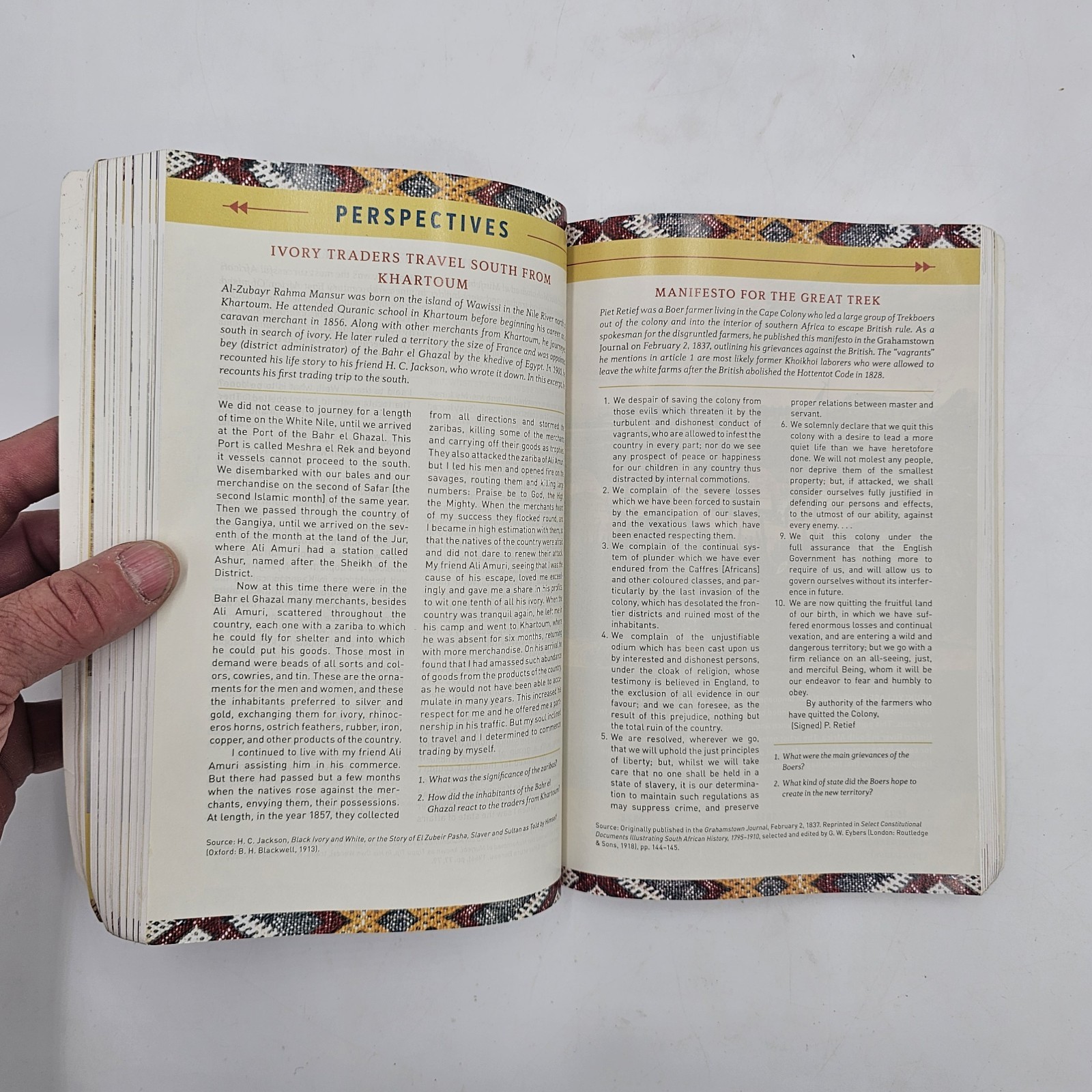 Africa in Global History by Harms | 1st Ed African World History Txtbook PB GOOD