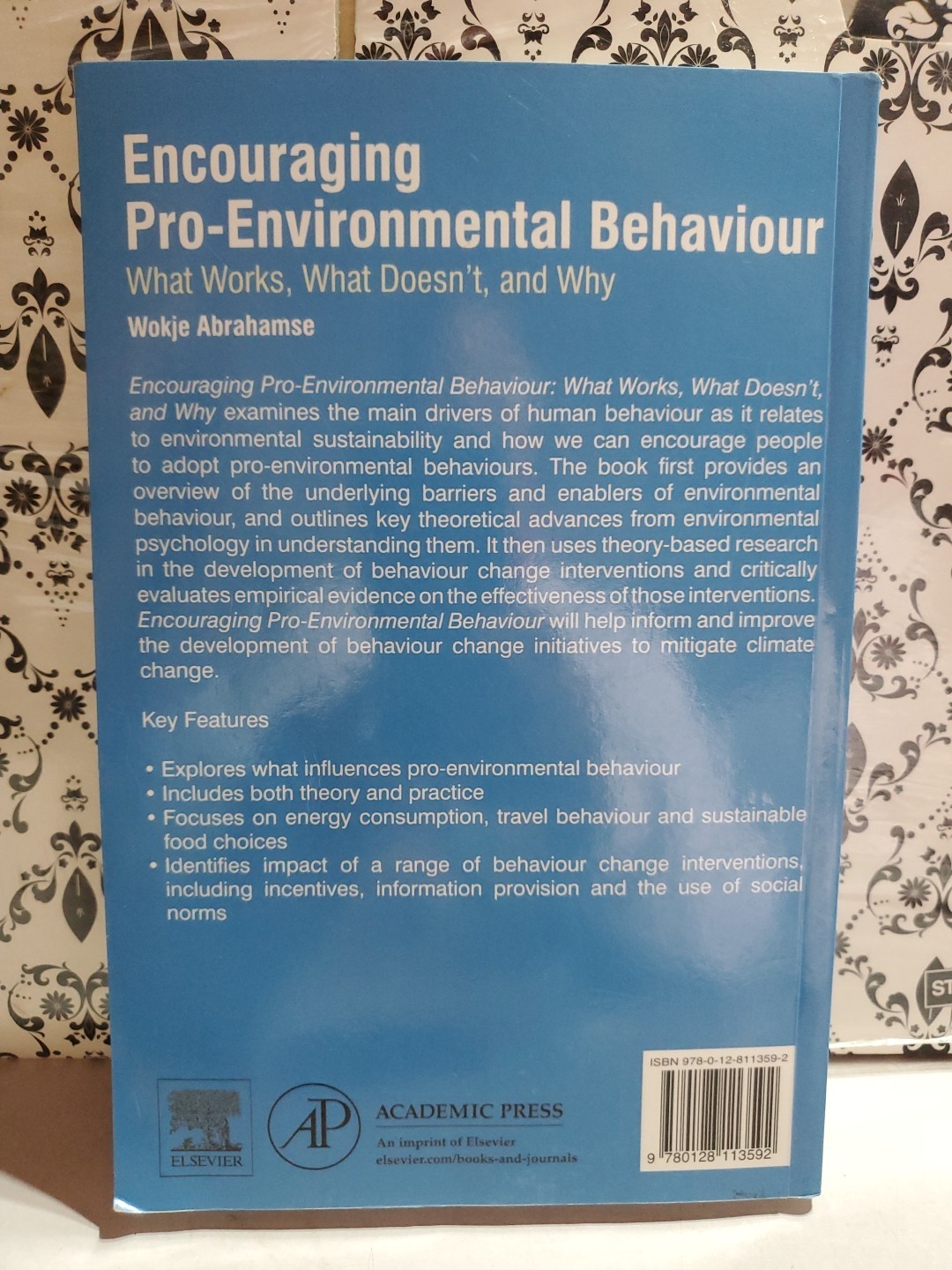 Encouraging Pro-Environmental Behaviour Wokje Abrahamse PB 2019 Elsevier