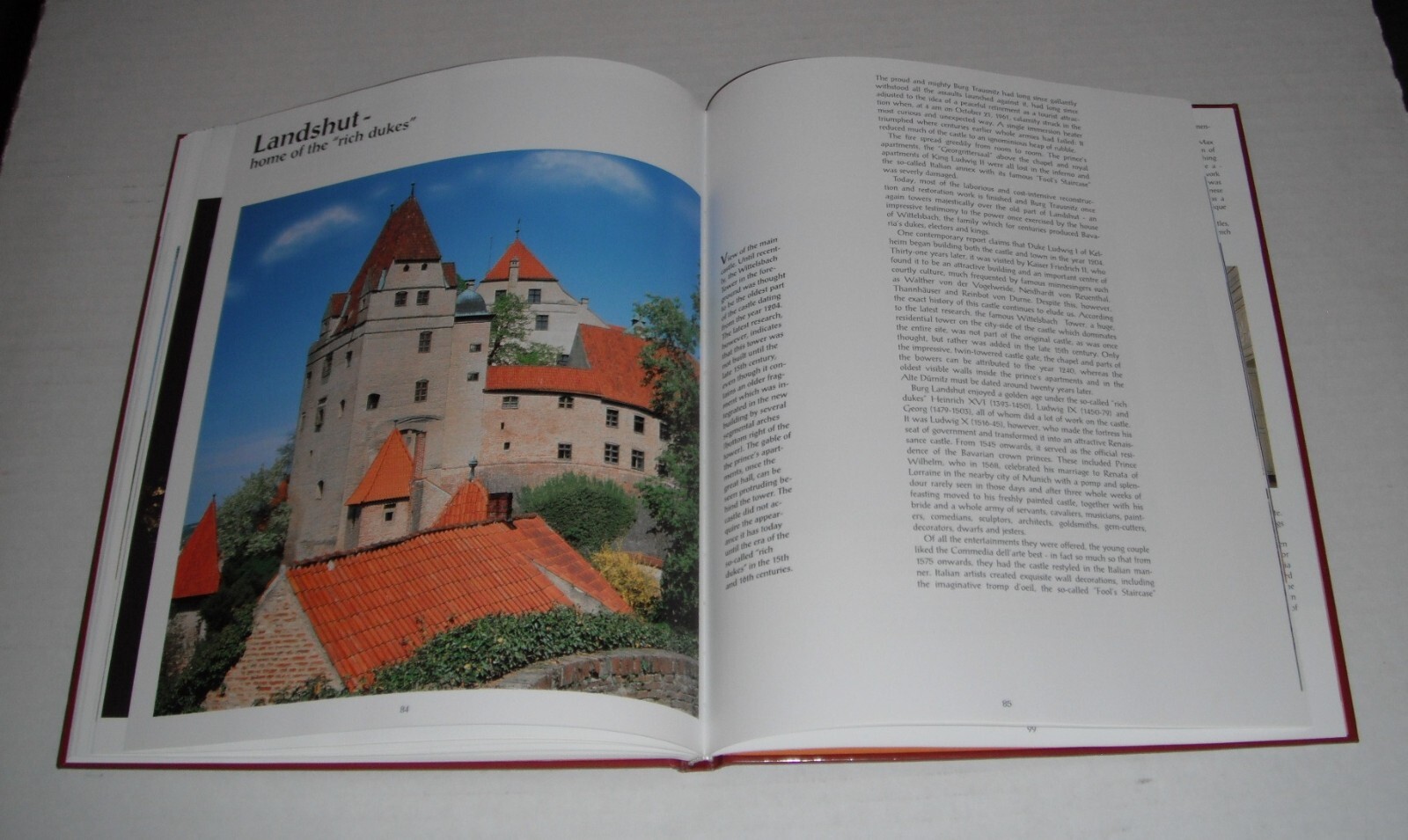 Castles and Palaces–Germany….circa 2004 Hardcover…approx 110 pages–no