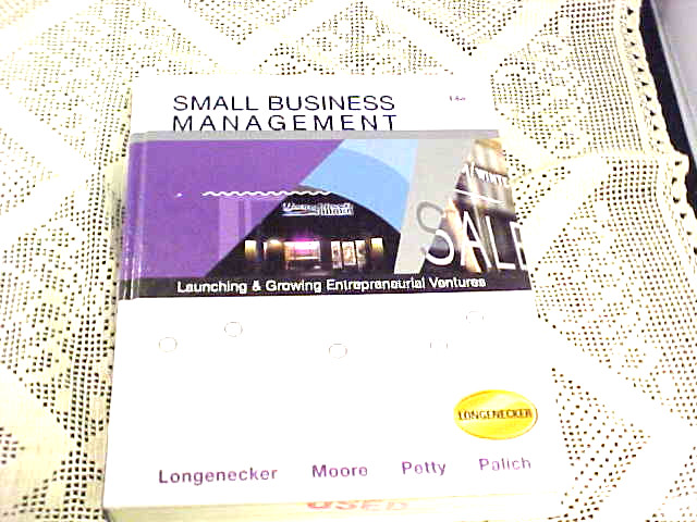 College Book Longenecker Small Business Management 14e 744 Pages Printed Canada