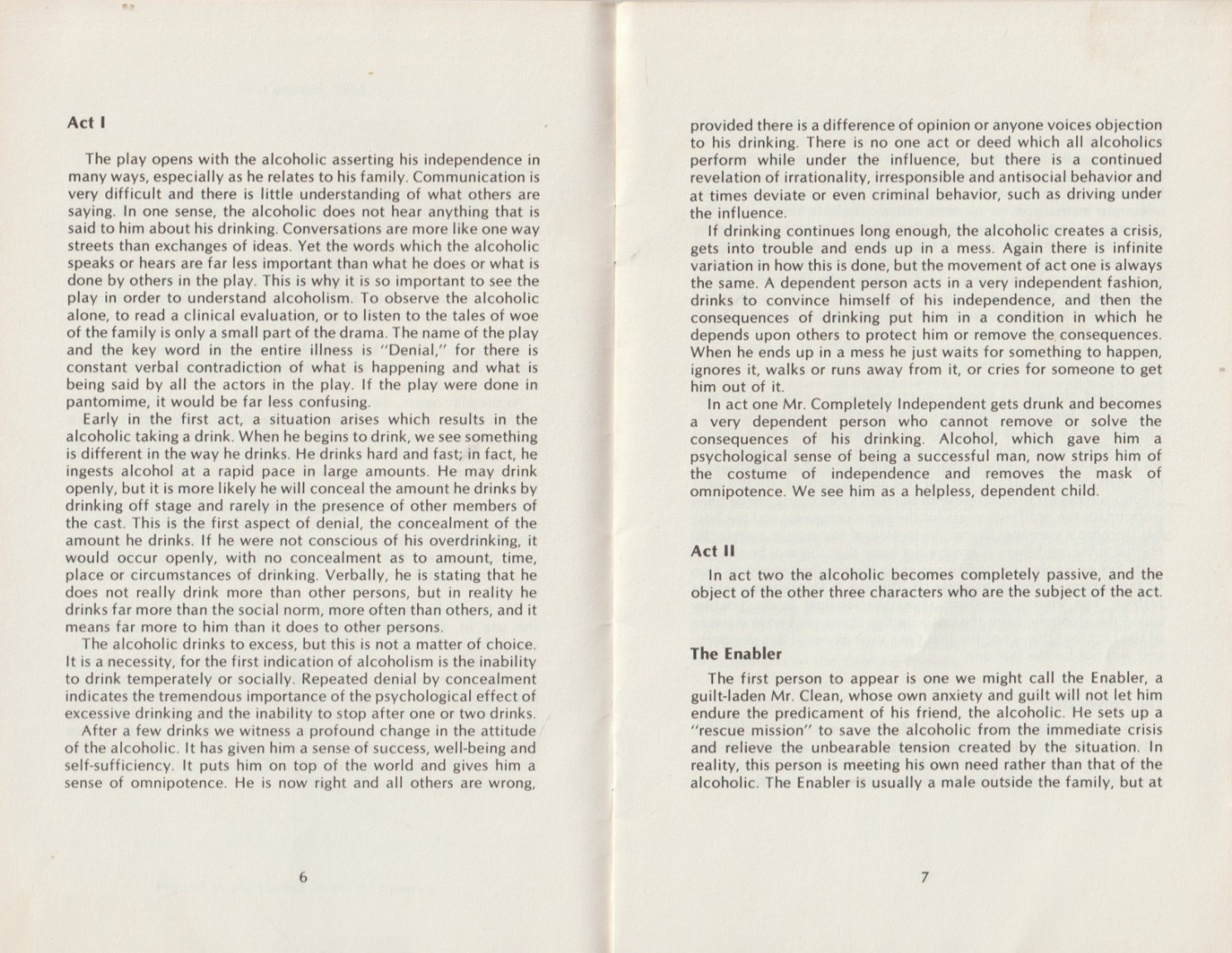 Alcoholism A Merry-Go-Round Named Denial, Kellermann, Alcoholics Anonymous, 1980
