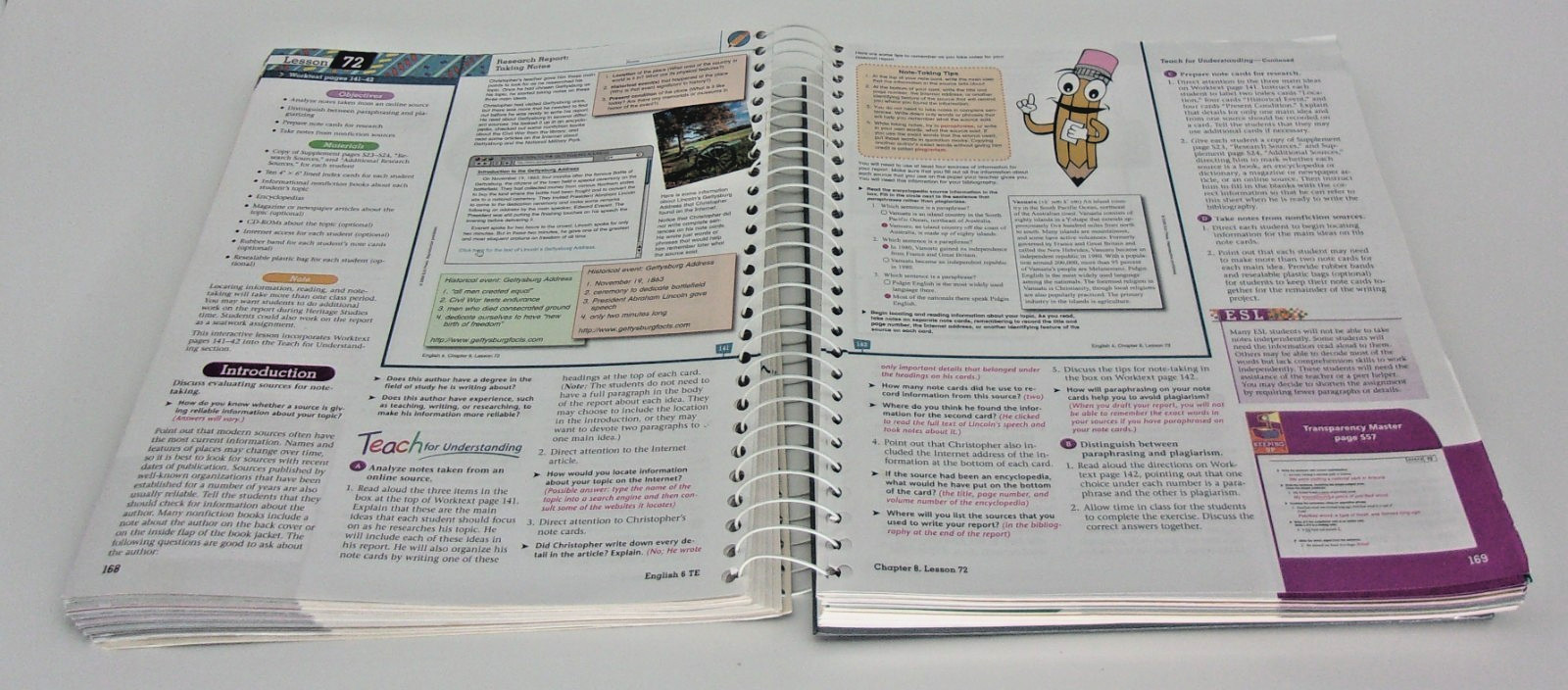 Teacher’s Edition English 6 Writing and Grammar-Second Edition-200535, No CD