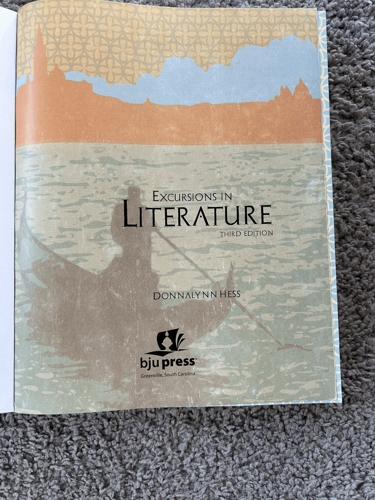 Bob Jones University Excursions in Literature 3rd Edition With Extra Book