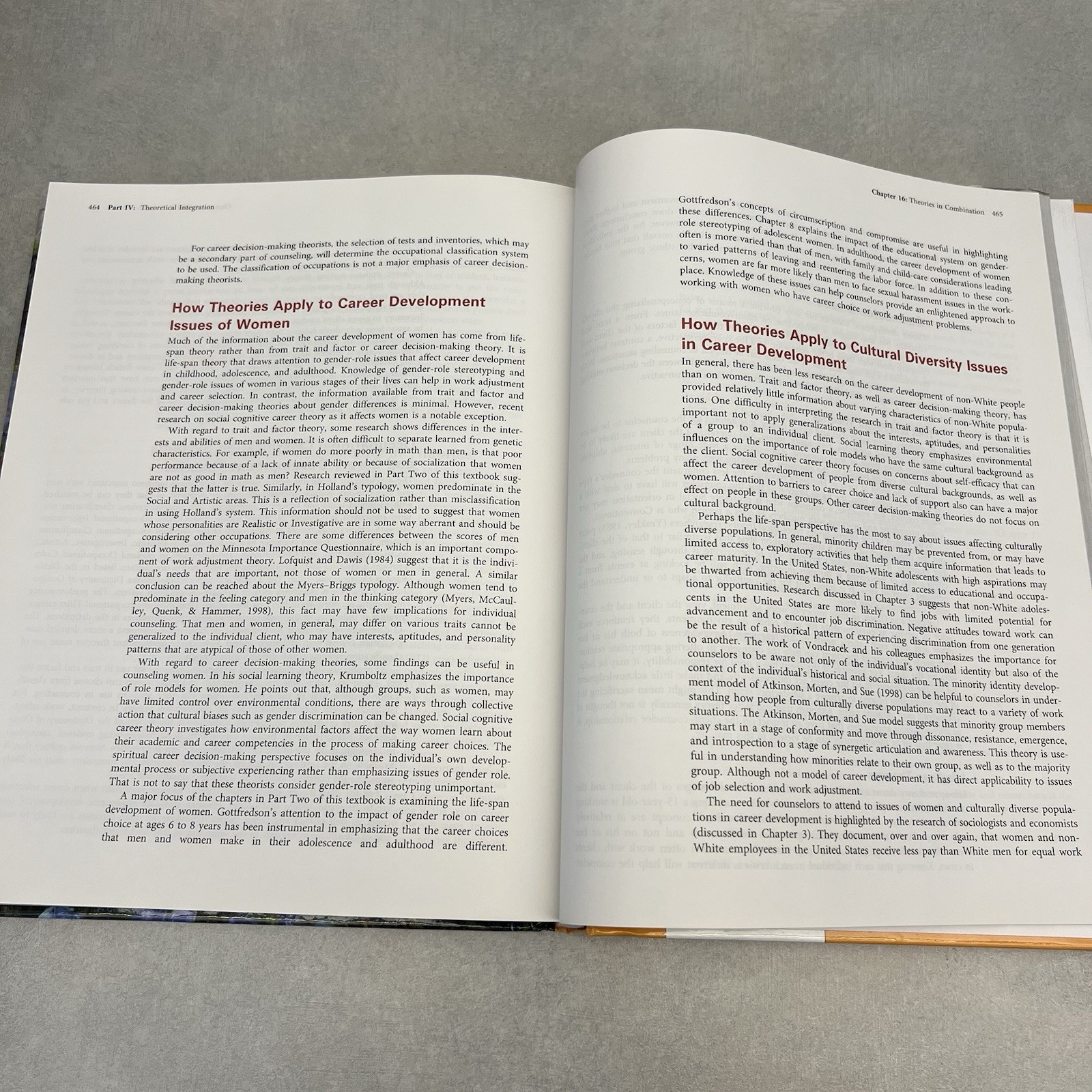 Applying Career Development Theory to Counseling – Richard S Sharf