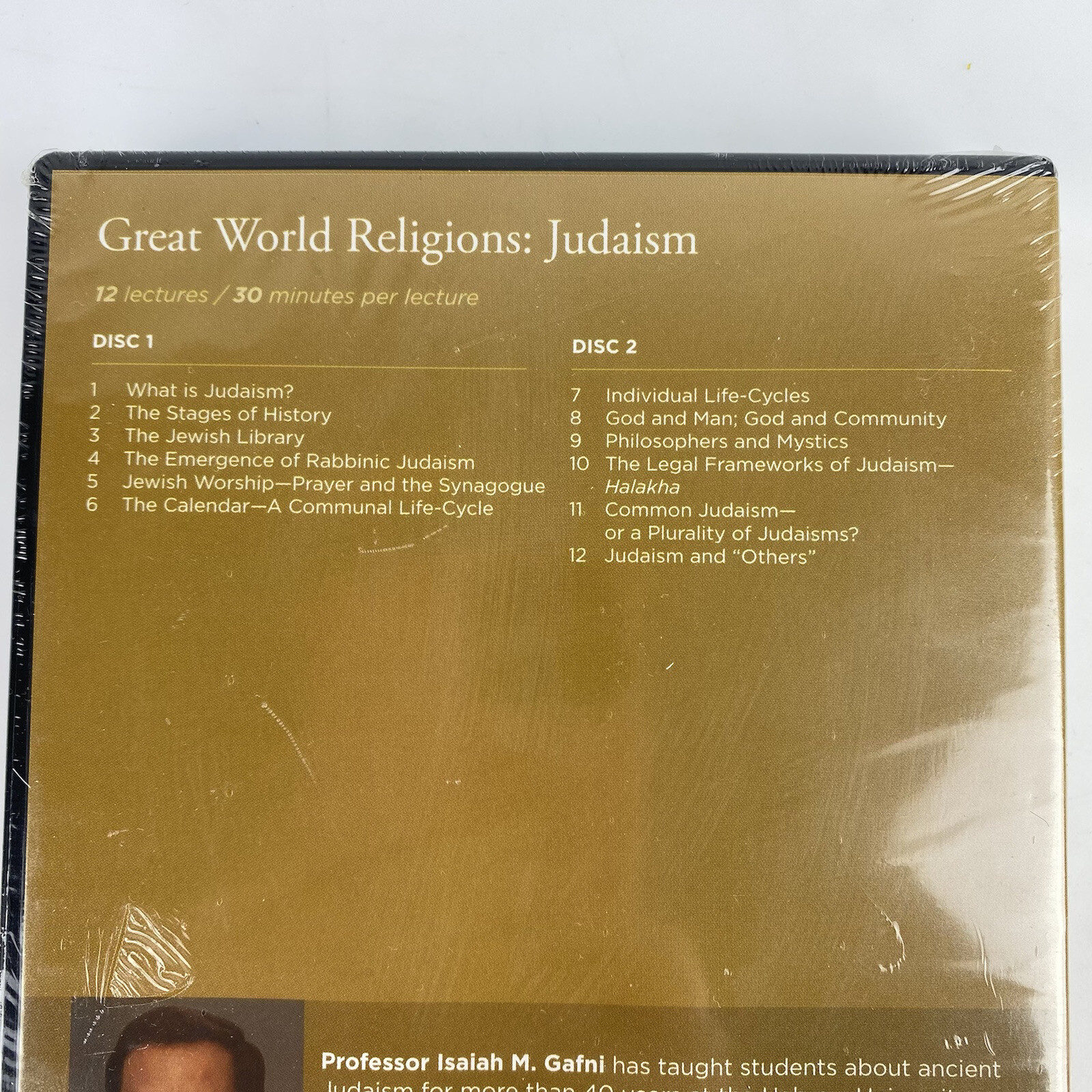 NEW JUDAISM Great World Religions Great Courses DVD Set Guide Book Teaching Gift