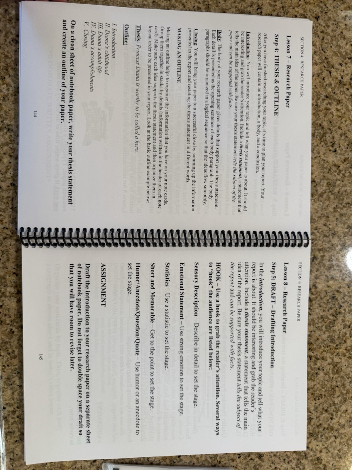Essentials In Writing (EIW) Level 9