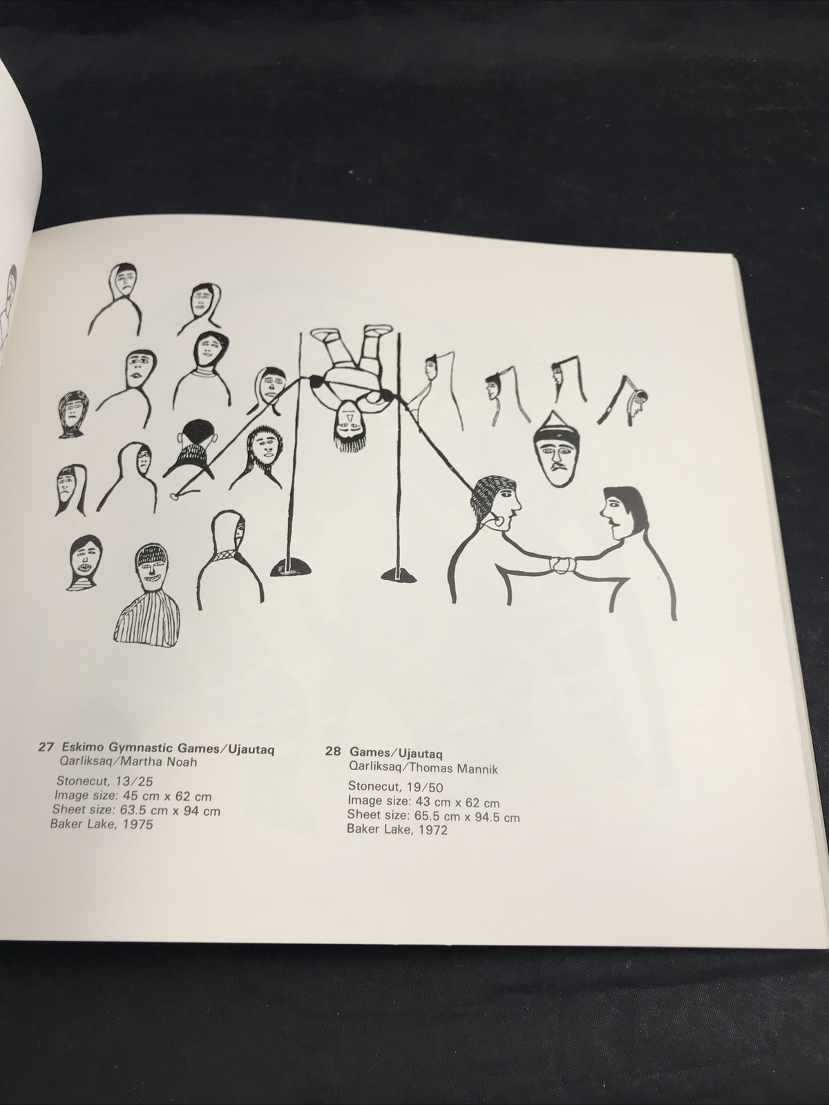 Inuit Games and Contests Clifford E Lee Collection of Prints 1978 Art Catalog