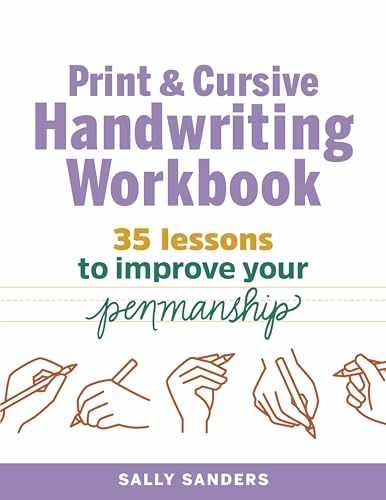 Print and Cursive Handwriting – Paperback, by Sanders Sally – Very Good