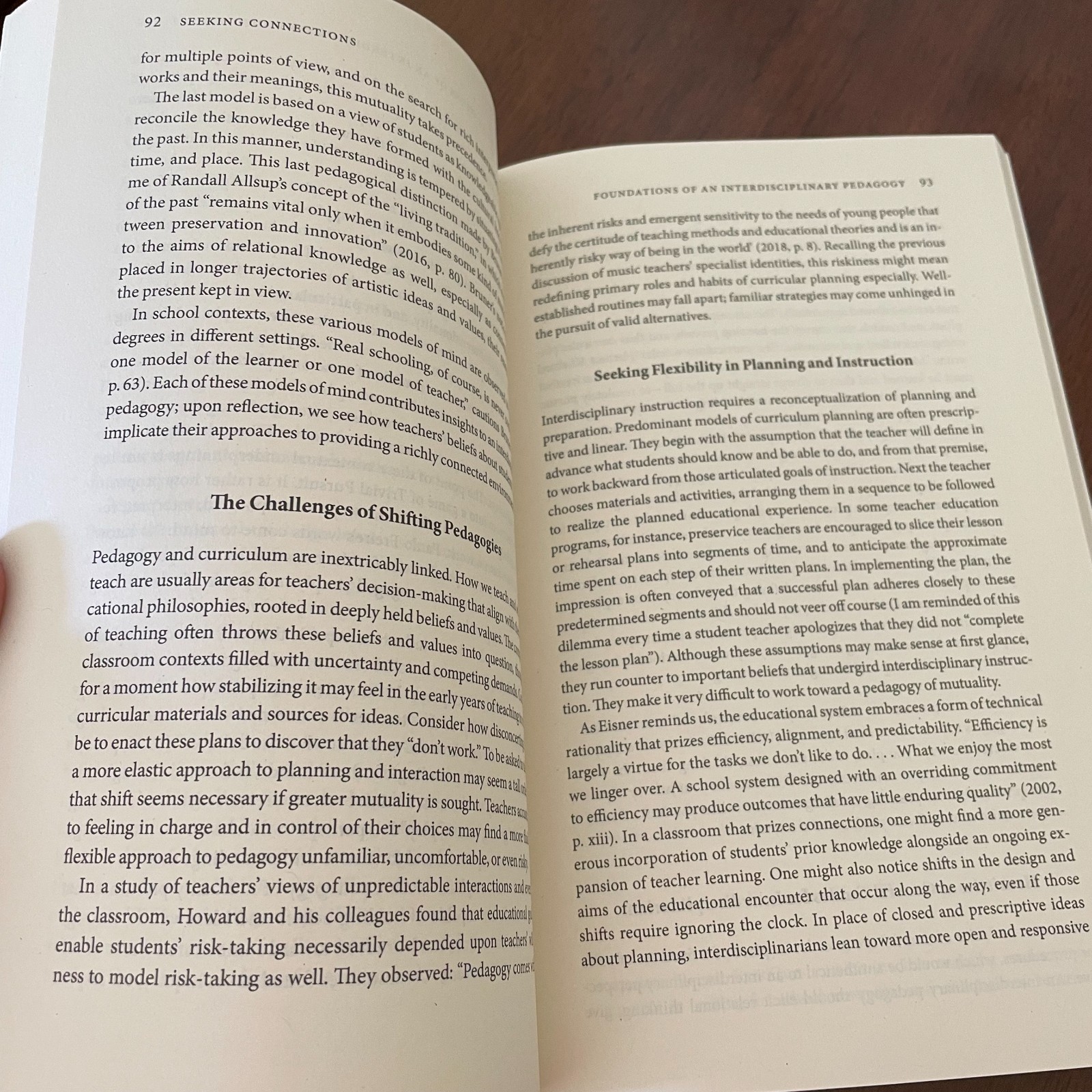 Seeking Connections : An Interdisciplinary Perspective on Music Teaching and…
