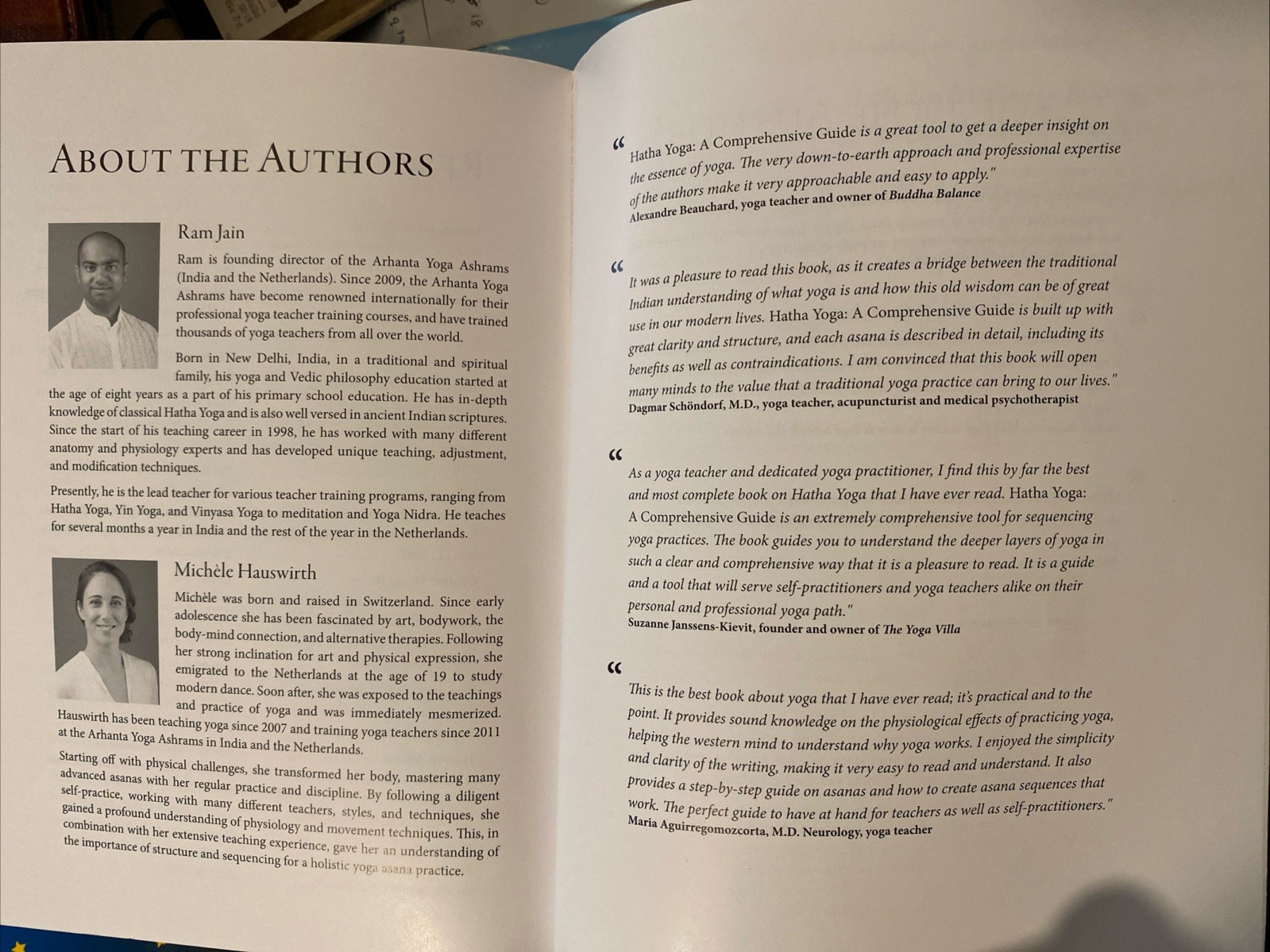 Hatha Yoga: A Comprehensive Guide Ram Jain & Michelle Hauswirth B/W Photos Instr