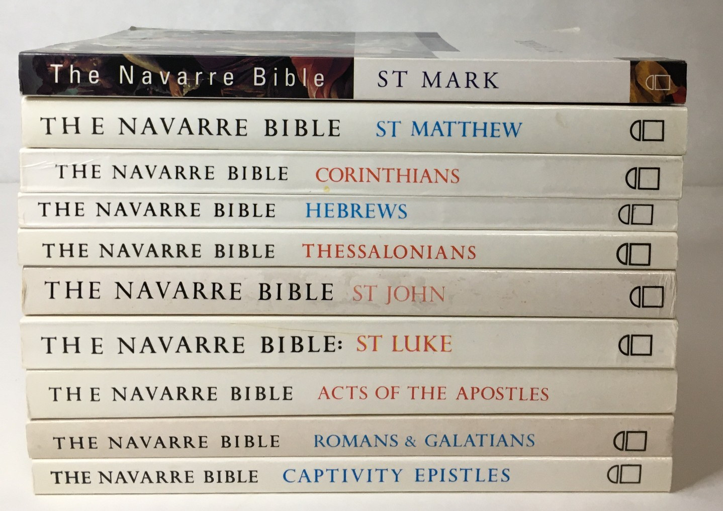 The Navarre Bible Lot of 10 – Mark Matthew Hebrews John Luke Apostles Epistles