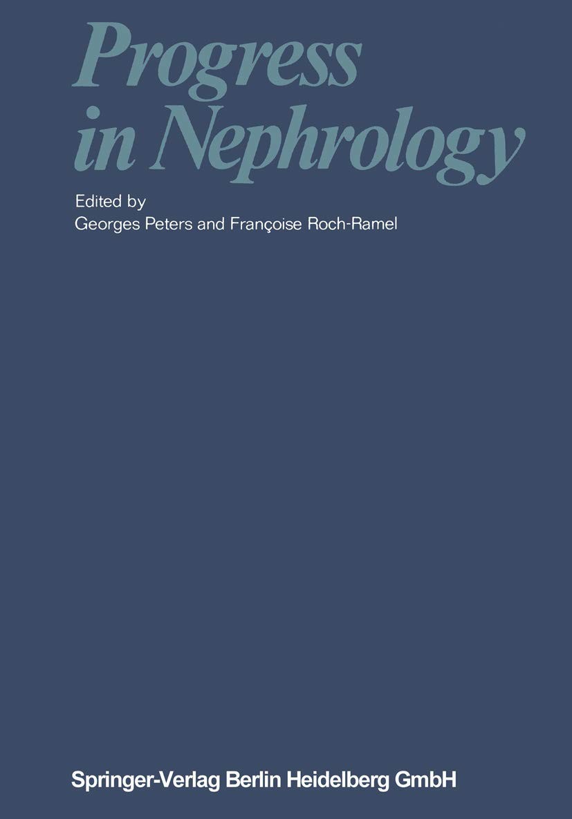 Progress in Nephrology: Proceedings of the Vth Symposium of th…