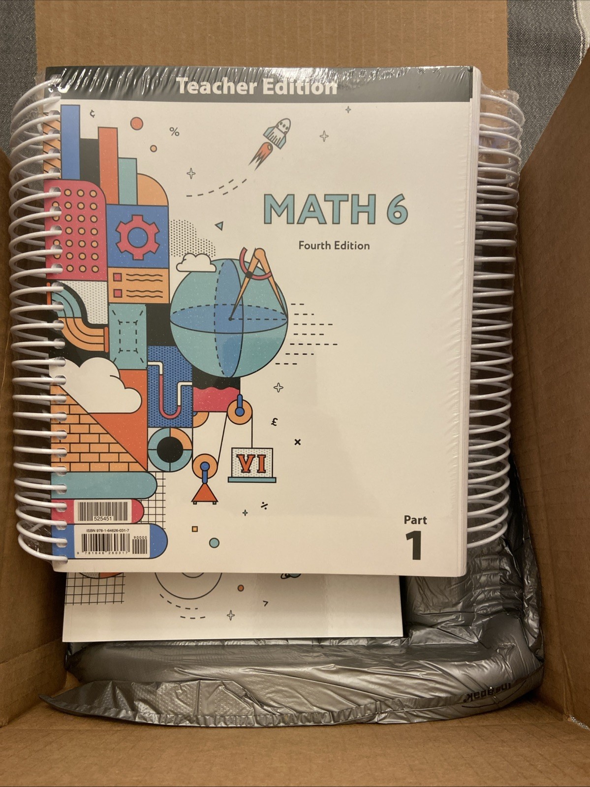 NEW BJU Bob Jones 6th grade MATH 6 Complete Subject Kit CURRENT 4th ed Box Set