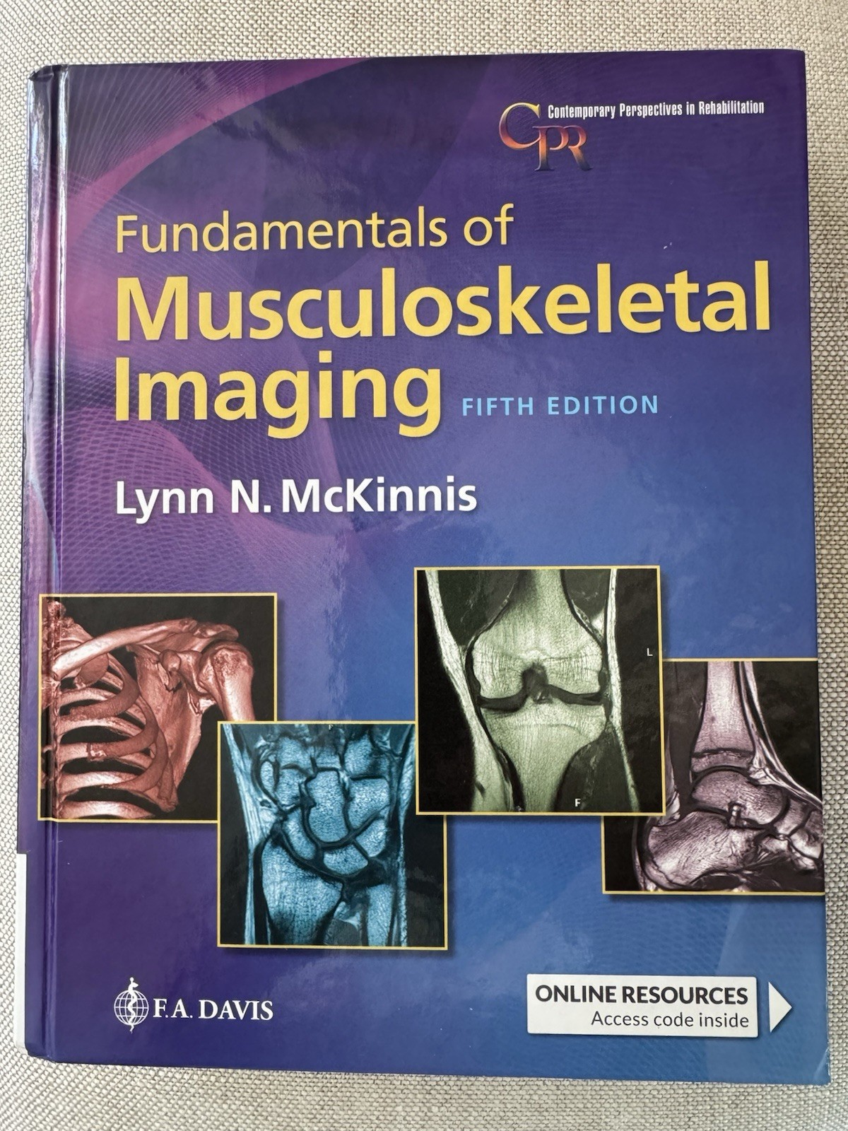 F.A. Davis Fundamentals of Musculoskeletal Imaging 5th Ed HC + Online, McKinnis
