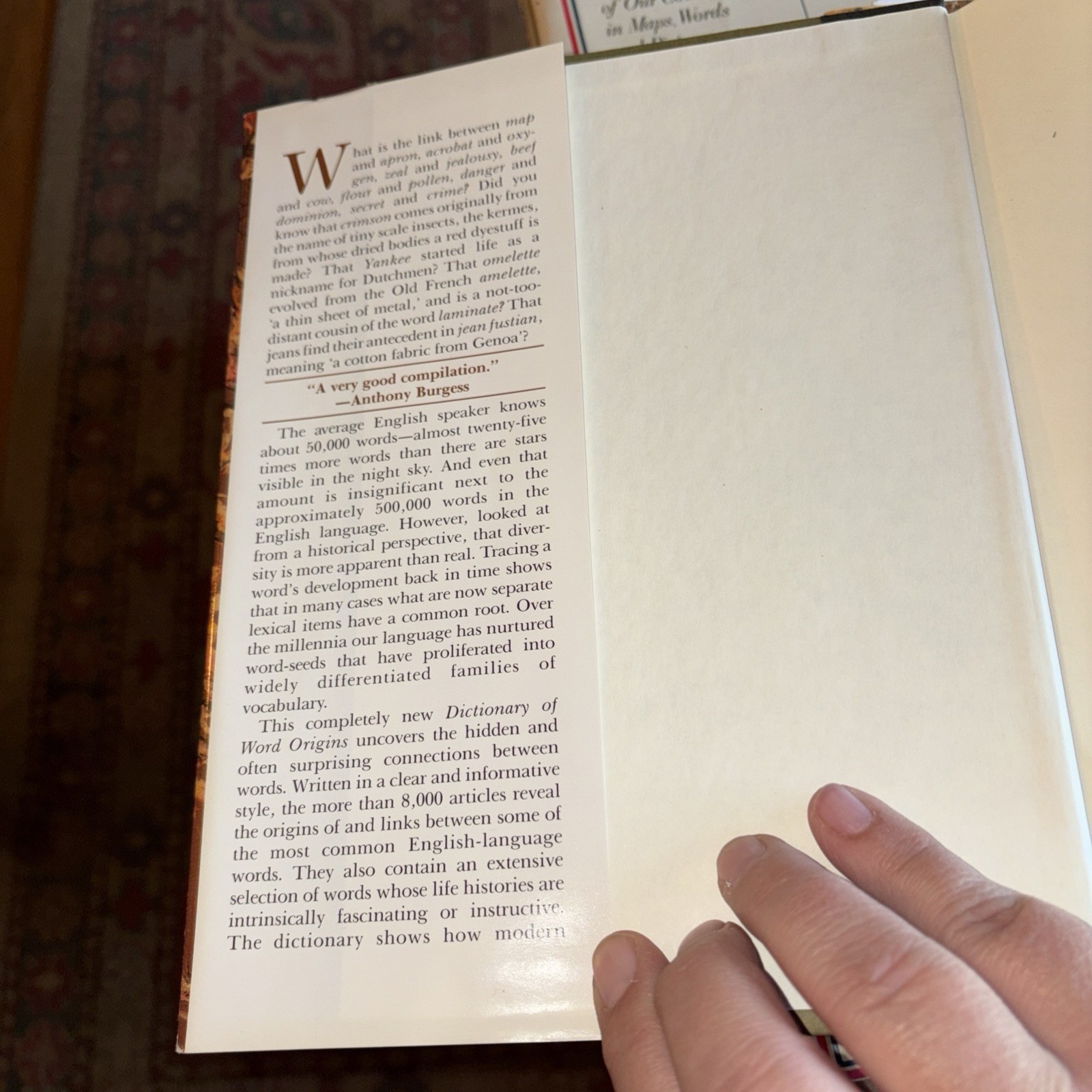 Dictionary of Word Origins by John Ayto Hardcover with Dust Jacket