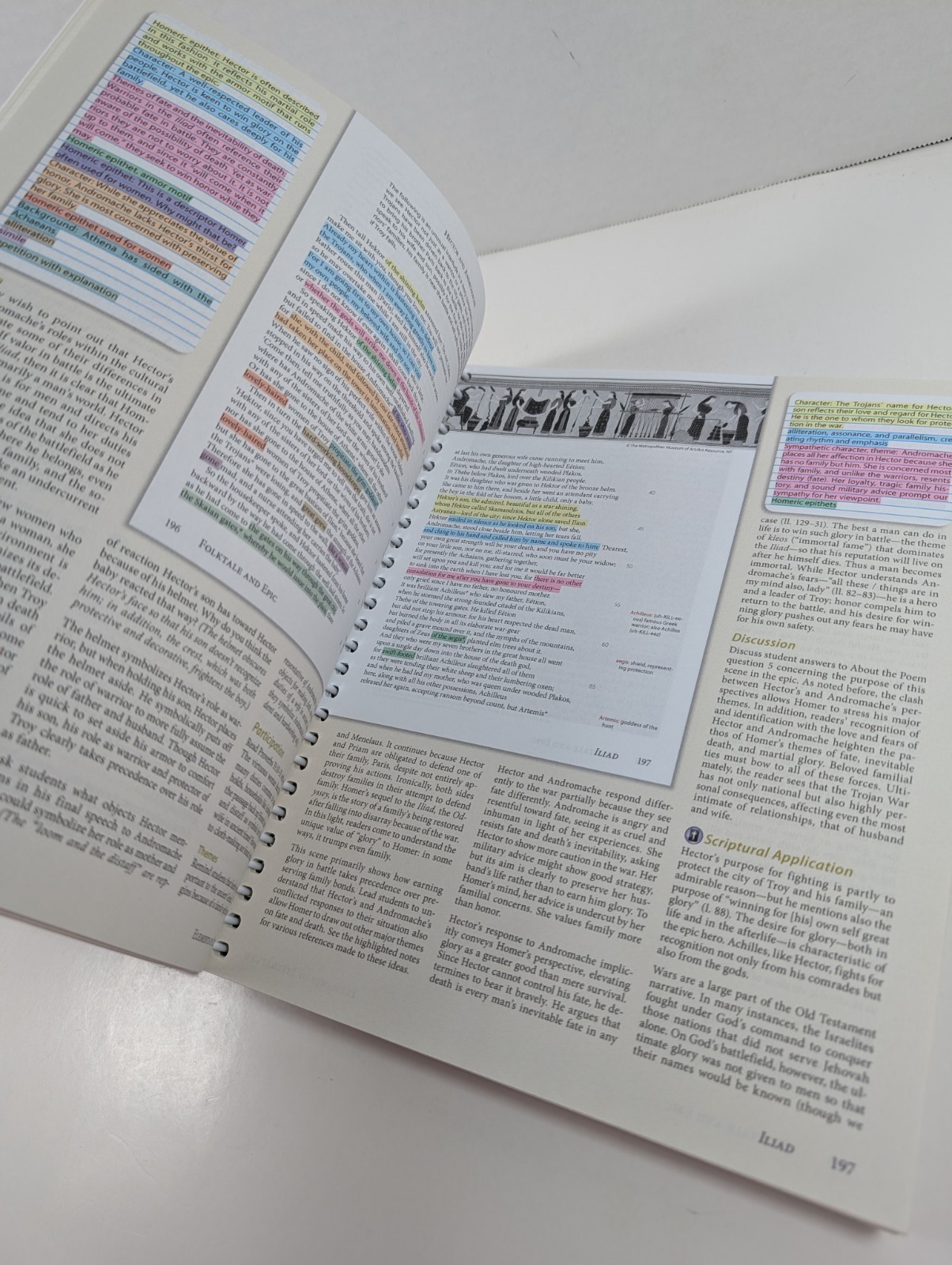 BJU Press Elements of Literature Teachers Edition A&B Tests Key Student Textbook