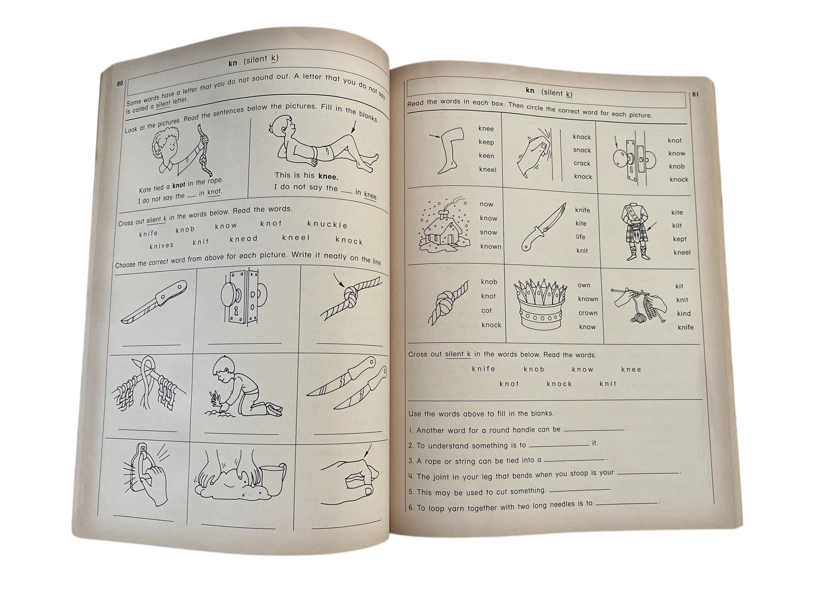 VTG 90s COVE Phonics Vowel Digraphs Letter Patterns Part 2 Workbook NOS