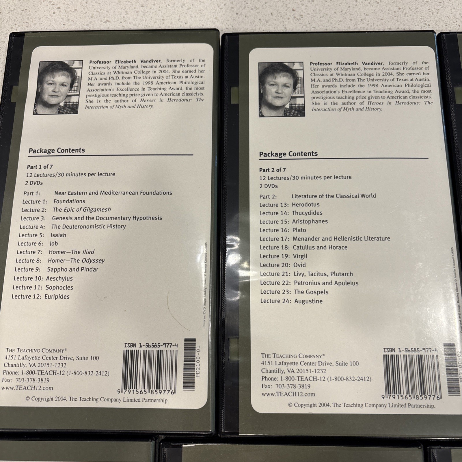 The Great Courses Literature And English Language DVD Parts 1-7 The Teaching Co.