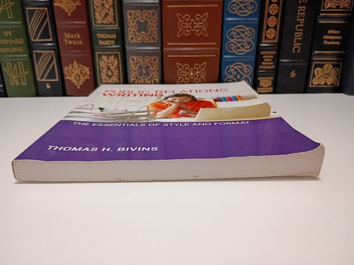 Public Relations Writing: Essentials of Style & Format Bivins Media Guide PR VG