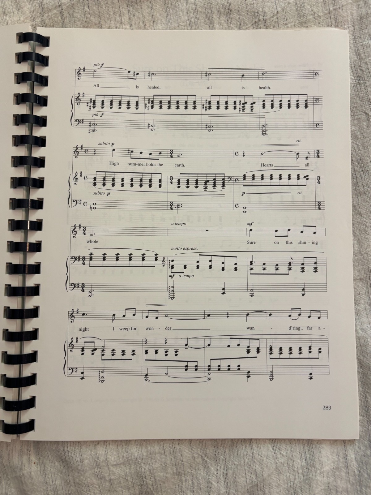 Basics of Singing By Jan Schmidt 2003 5th Edition Spiral Bound