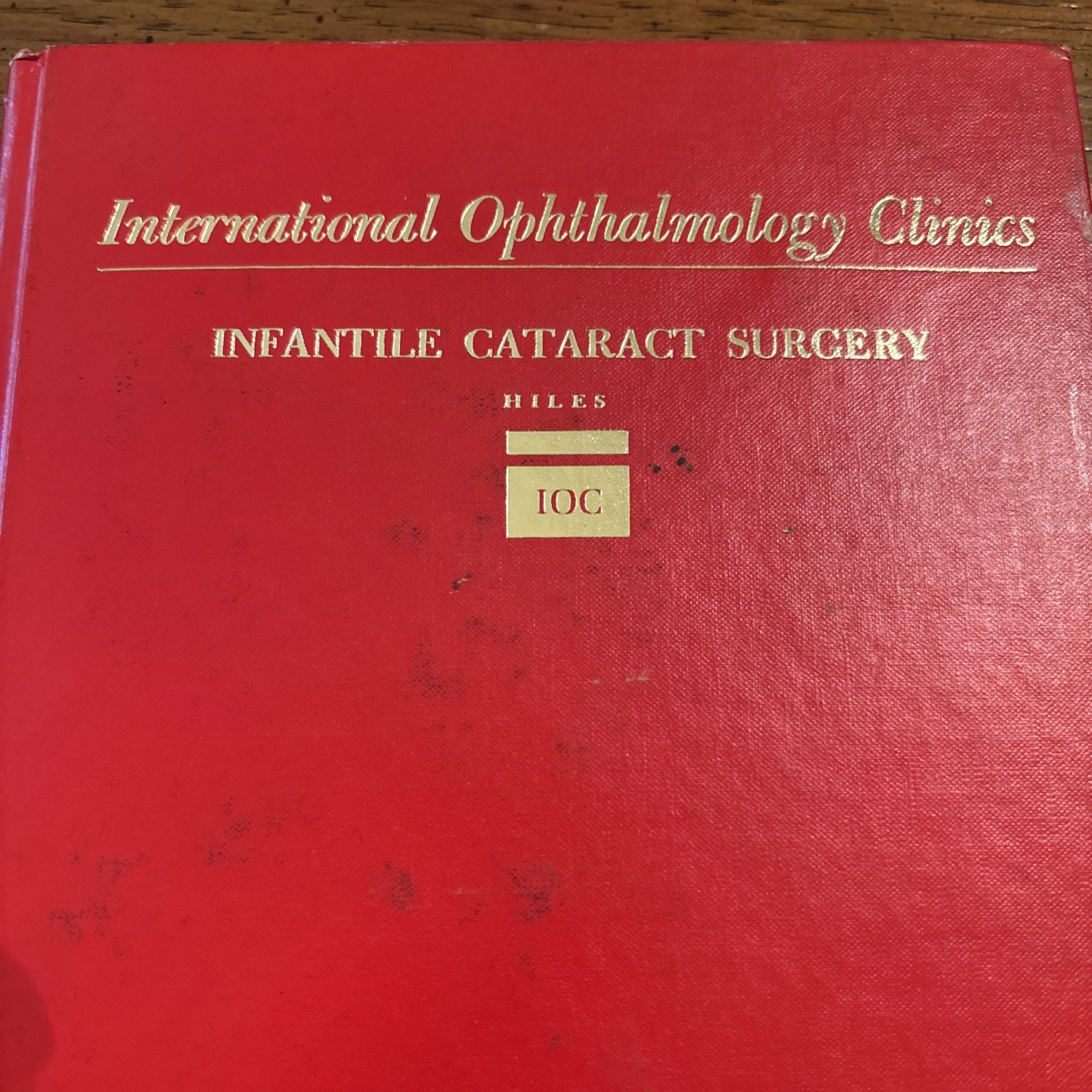 INTL Ophthalmology Clinics Books 11 Volumes 1977-1980 Red w/Gold Trim HC Vintage