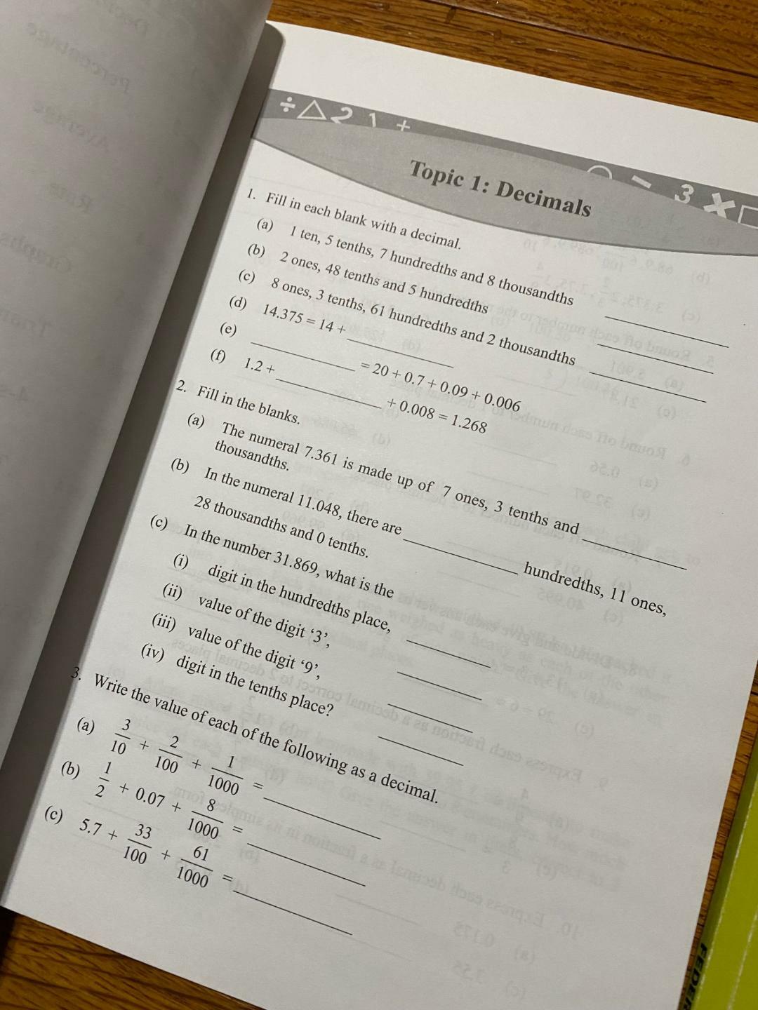 Singapore Math Primary Mathematics Textbook 5A Intensive Practice 5B