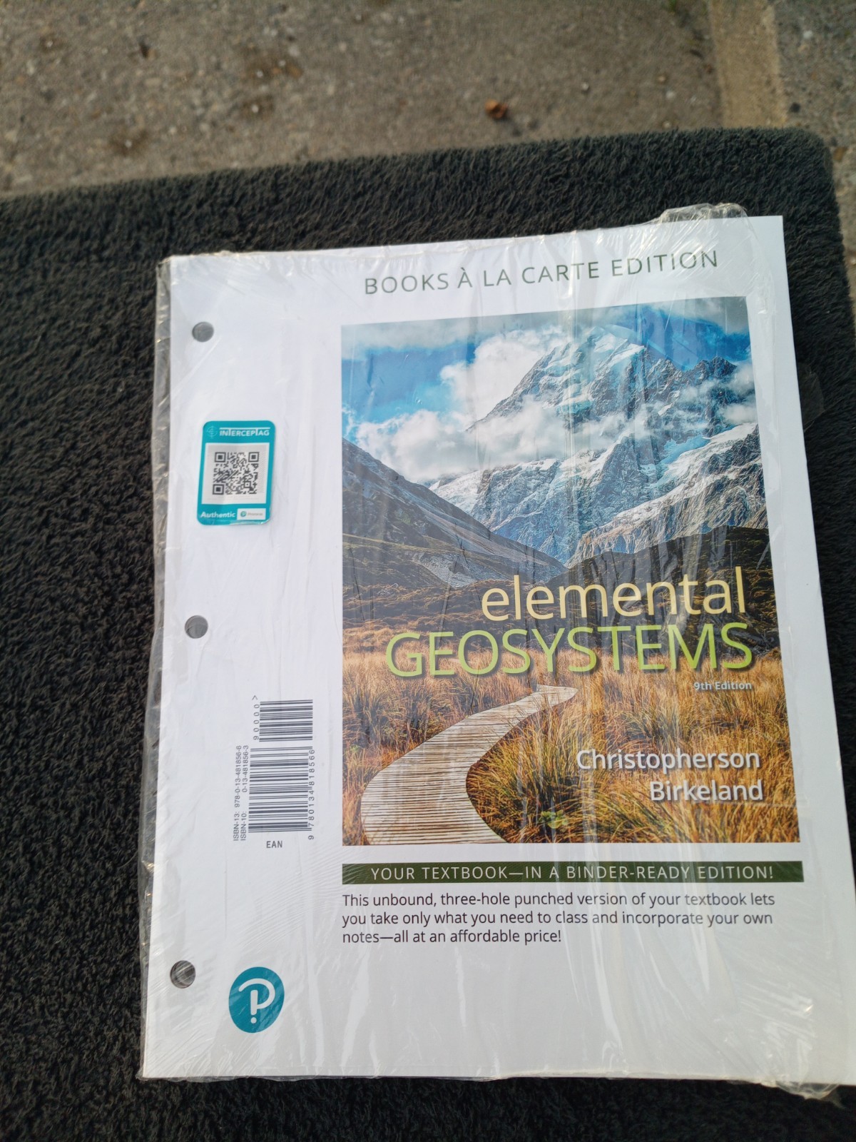 NEW Elemental Geosystems 9th Edition Loose Leaf Edition w/ Binder Birkeland