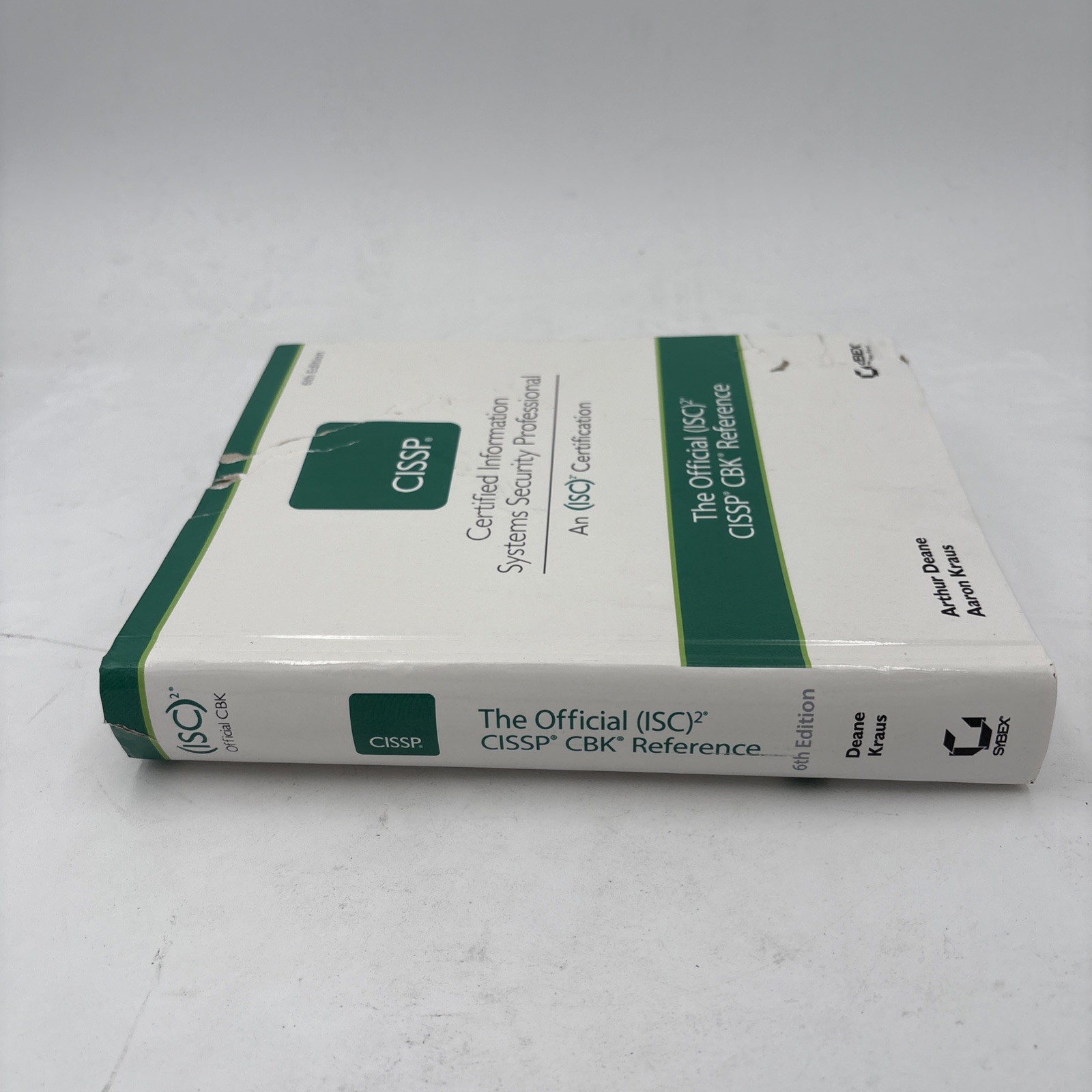 CISSP Official ISC2 CBK Reference 6th Edition Arthur Deane Hardcover I4-92