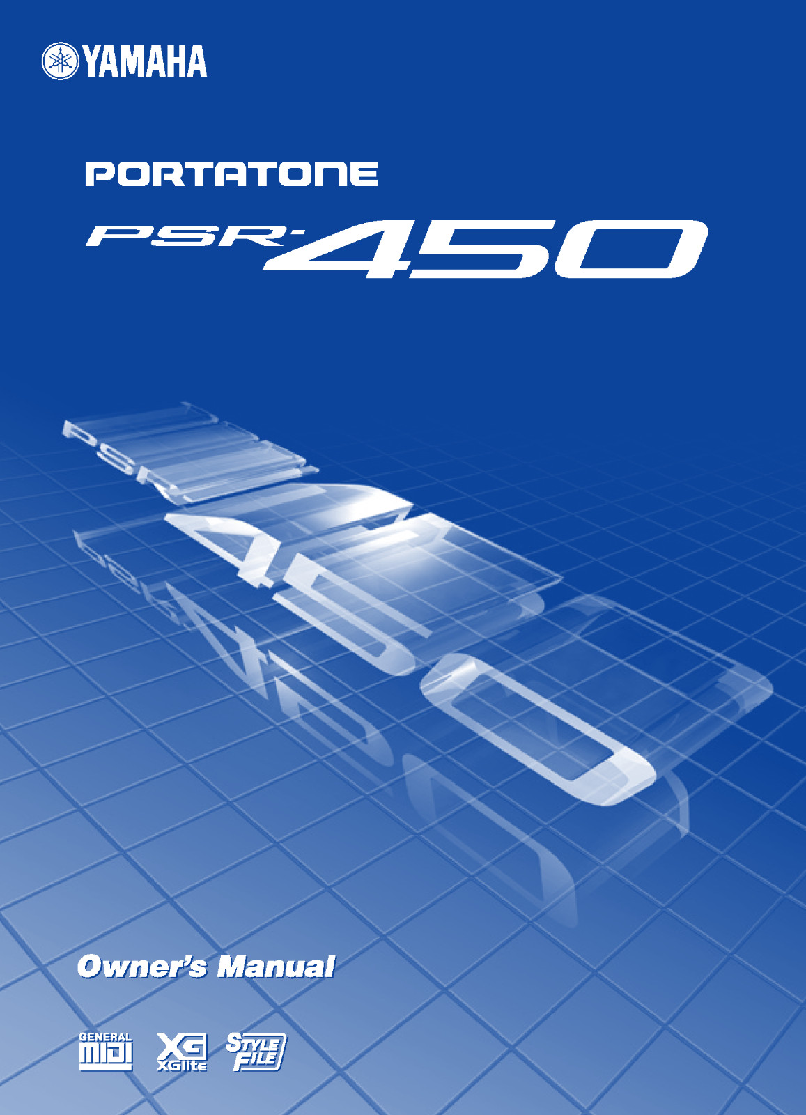 Yamaha PSR-450 Instruction Manual: 88 Pages & Protective Covers!