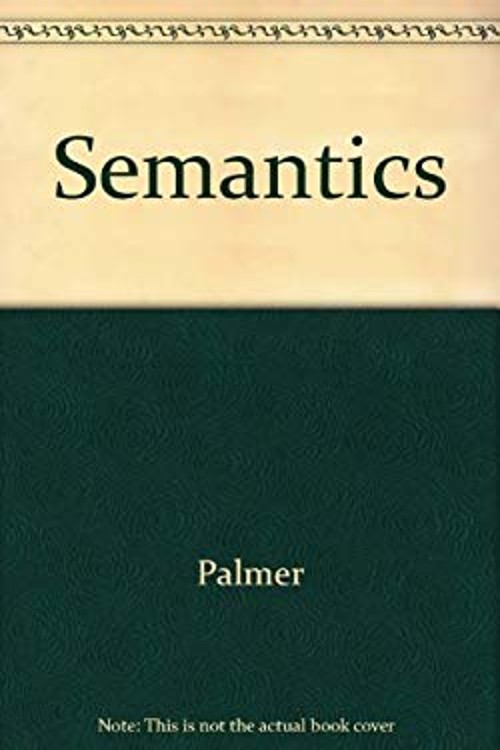 Semantics : A New Outline Hardcover F. R. Palmer