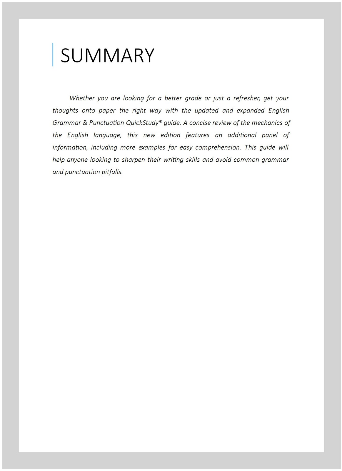 English Grammar & Punctuation, Paperback by Evans-marshall, Shelley, Brand Ne…