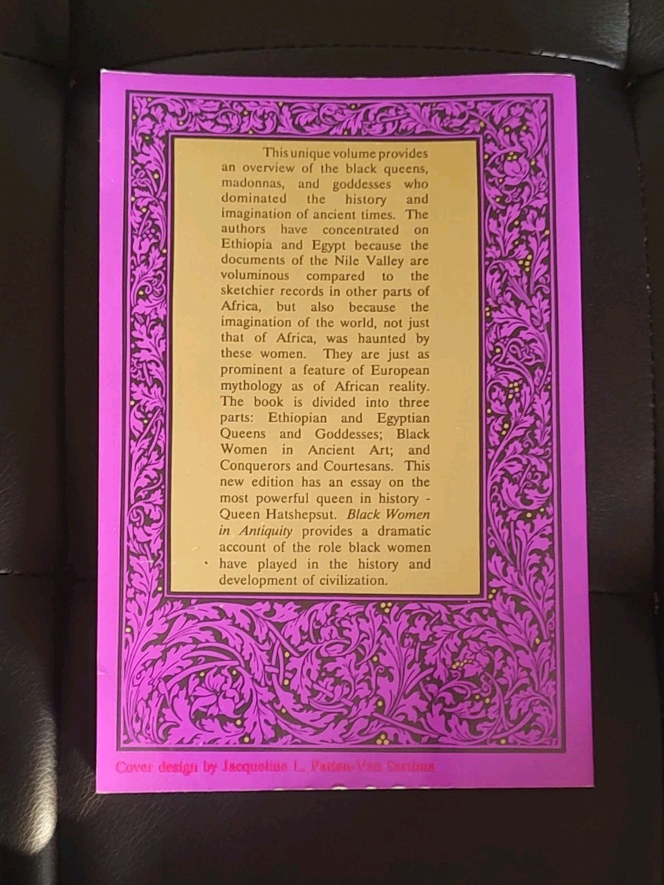 Black Women of Antiquity ed. Ivan Van Sertima Journal of African Civilizations
