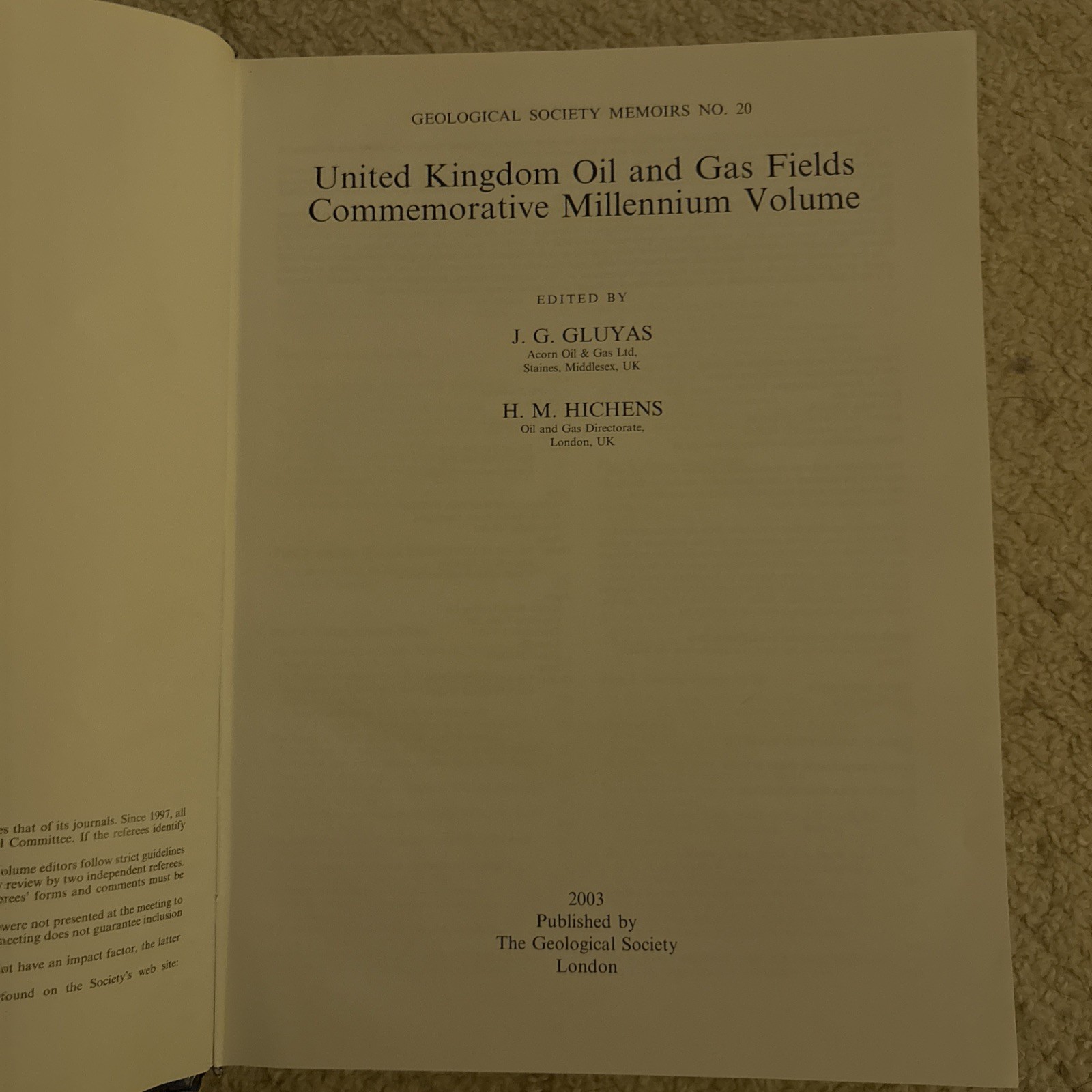 Memoirs Ser.: United Kingdom Oil and Gas Fields : Commemorative Millennium…