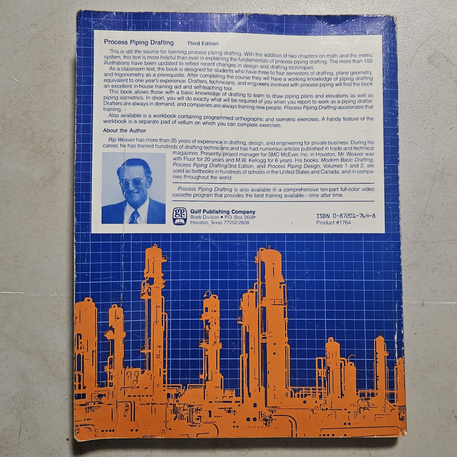 Vintage Process Piping Process Piping Drafting By Rip Weaver 3rd Edition