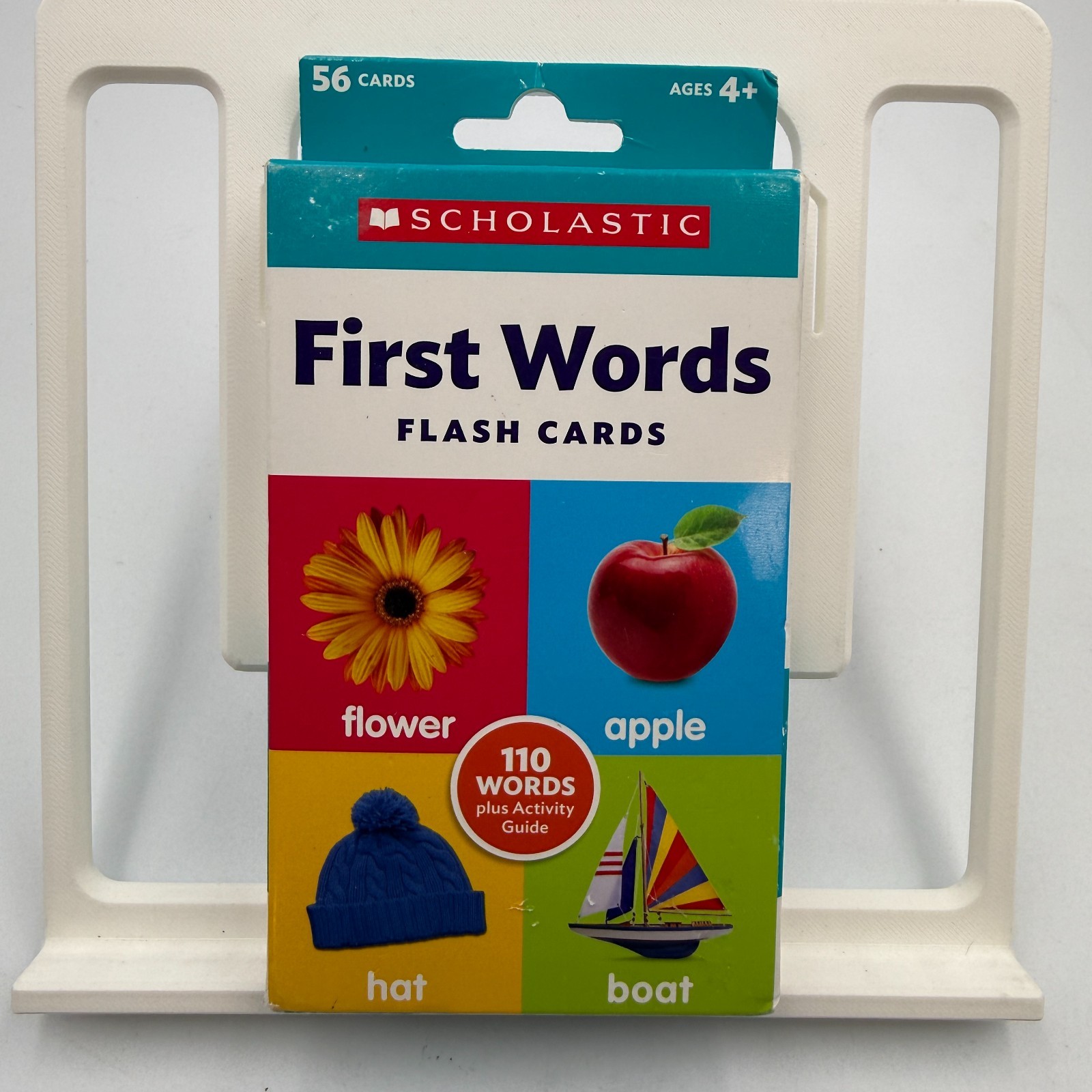 Flash Cards: First Words – Cards By Scholastic – GOOD