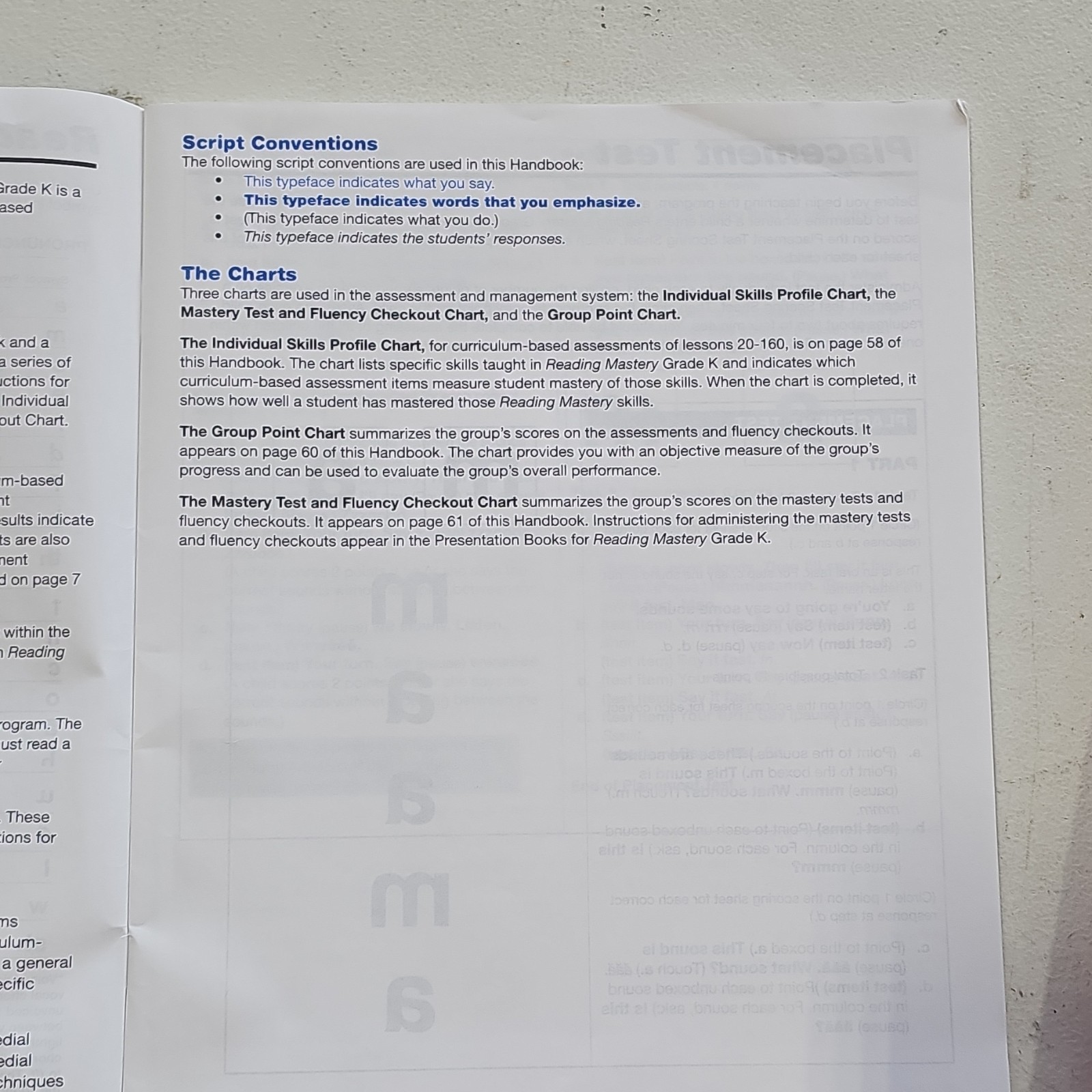SRA/McGraw-Hill Reading Mastery Signature Ed Assessment & Fluency TH Grade K